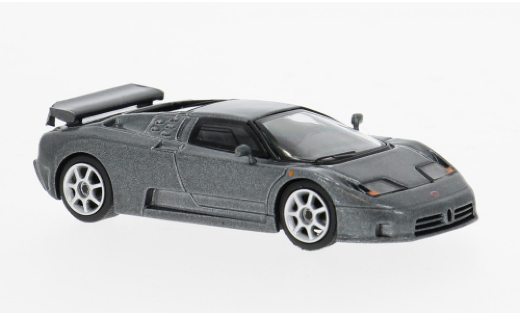Bugatti EB110 1/64 Mini GT Super Sport grijs 1995 1:64 modelauto
