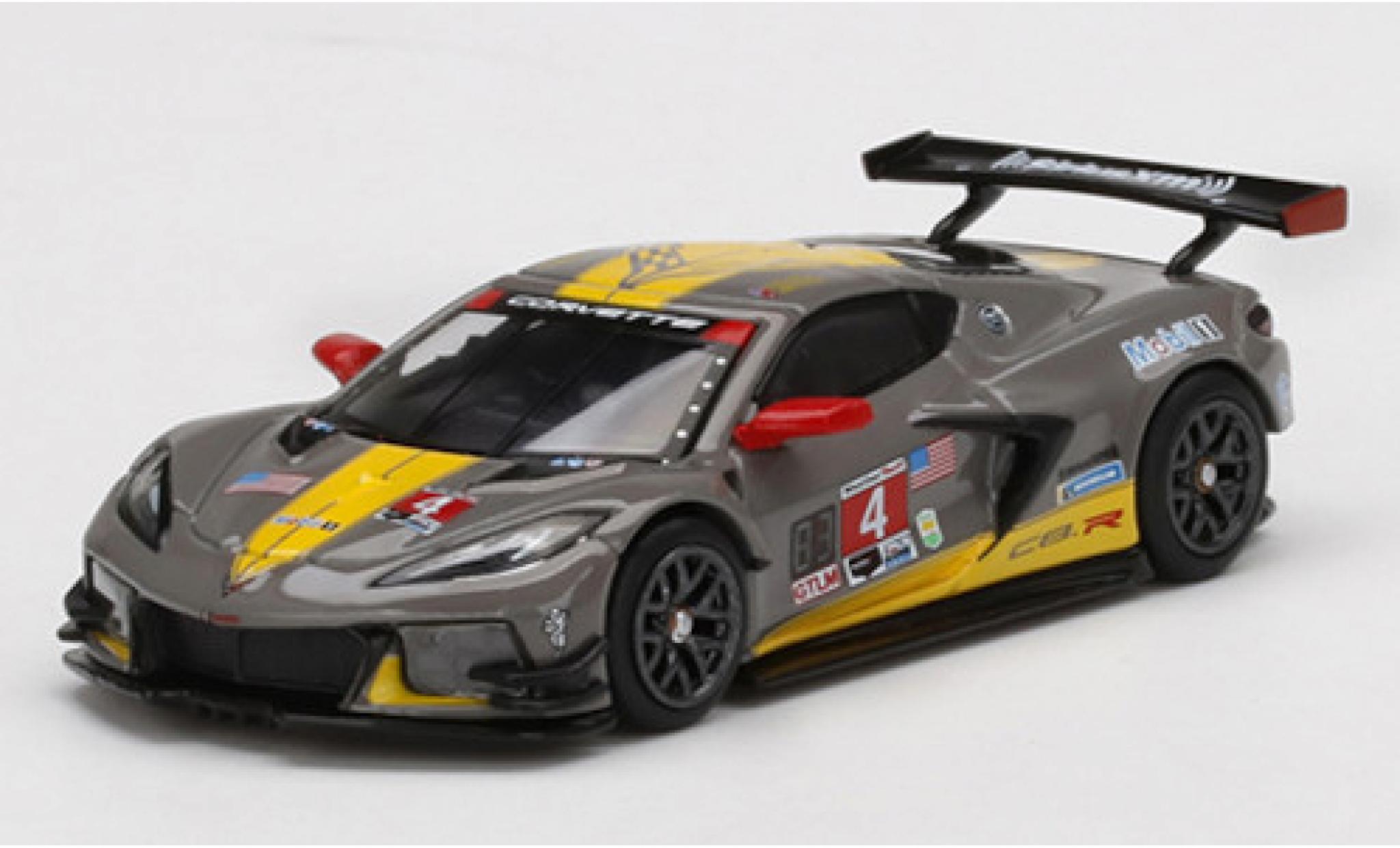 Chevrolet Corvette 1/64 Mini GT C8.R No.4 Racing IMSA 24h Daytona 2020 M.F&auml;ssler/O.Gavin/T.Milner modelauto