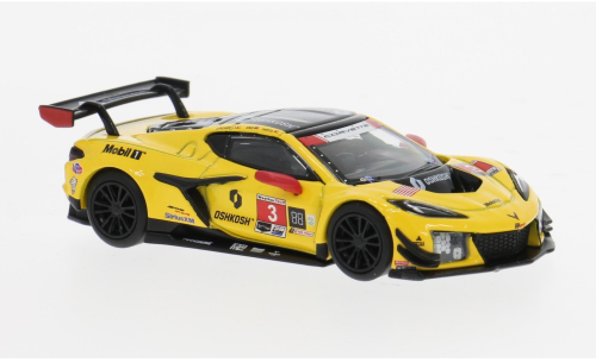 Chevrolet Corvette 1/64 Mini GT Z06 GT3.R IMSA 24h Daytona 2024 Racing by Pratt Miller Motorsports #3 1:64 modelauto
