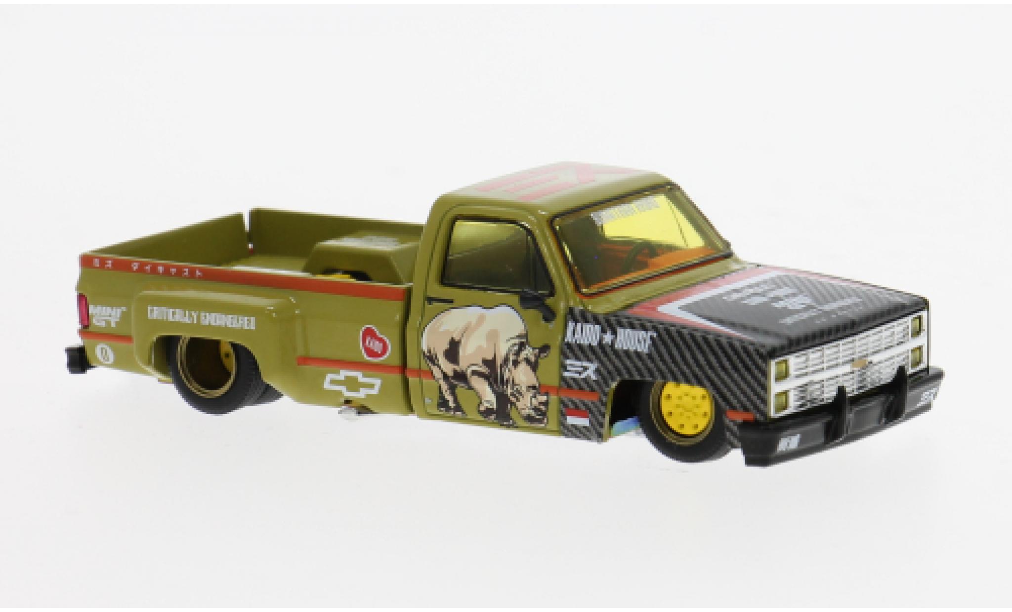 Chevrolet Silverado 1/64 Mini GT 1980 Sumatran Rhino 1:64 modelauto