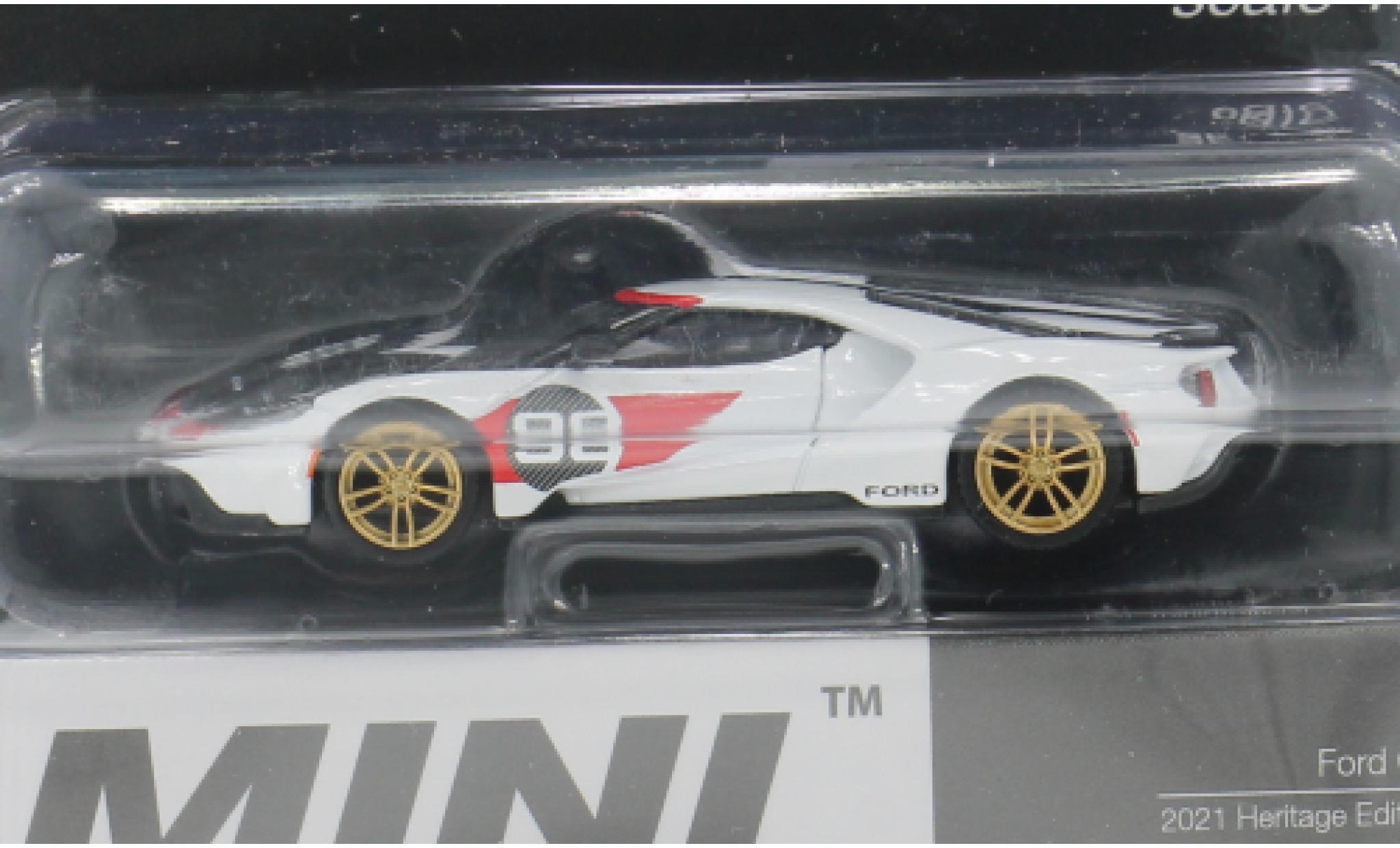 Ford GT 1/64 Mini GT MK II wit/Dekor 2021 1:64 modelauto