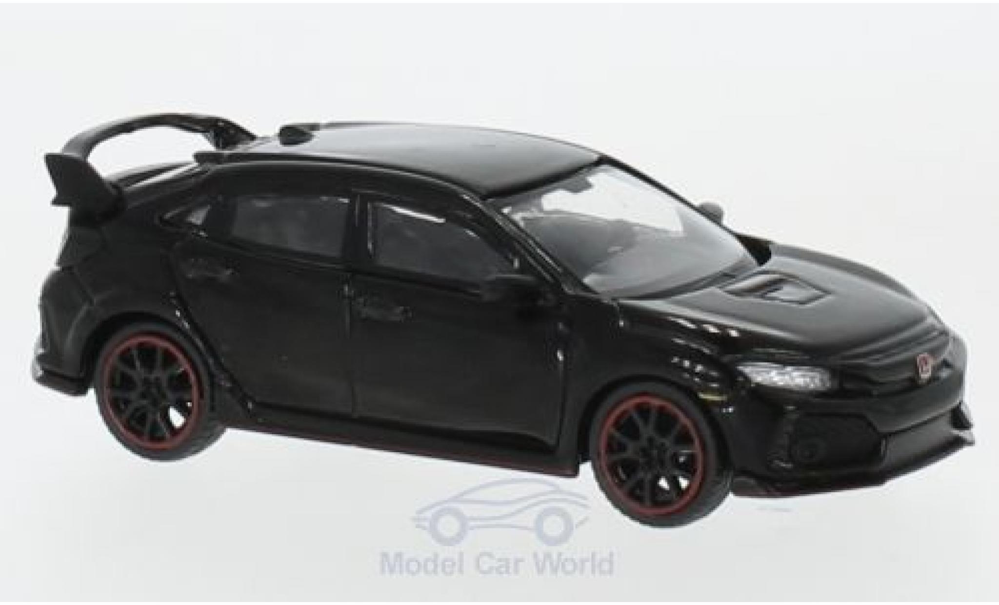 Honda Civic 1/64 Mini GT Type R (FK8) zwart modelauto
