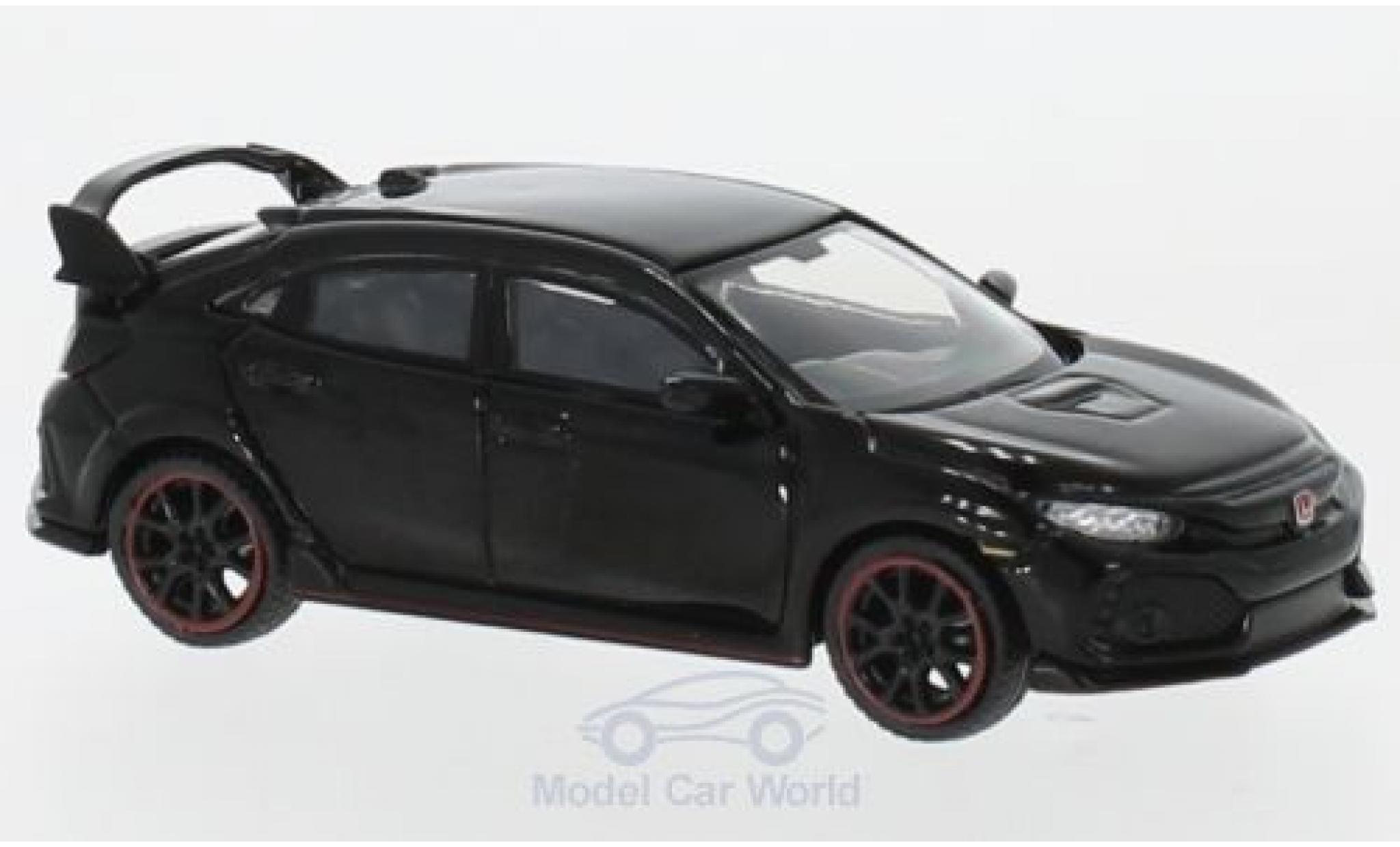 Honda Civic 1/64 Mini GT Type R (FK8) zwart RHD modelauto