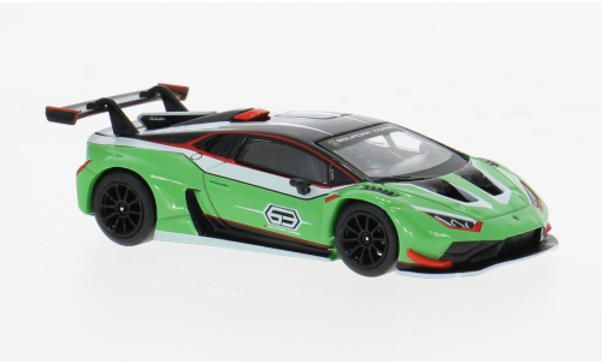 Lamborghini Huracan 1/64 Mini GT GT3 EVO 2 groen/Dekor 1:64 modelauto
