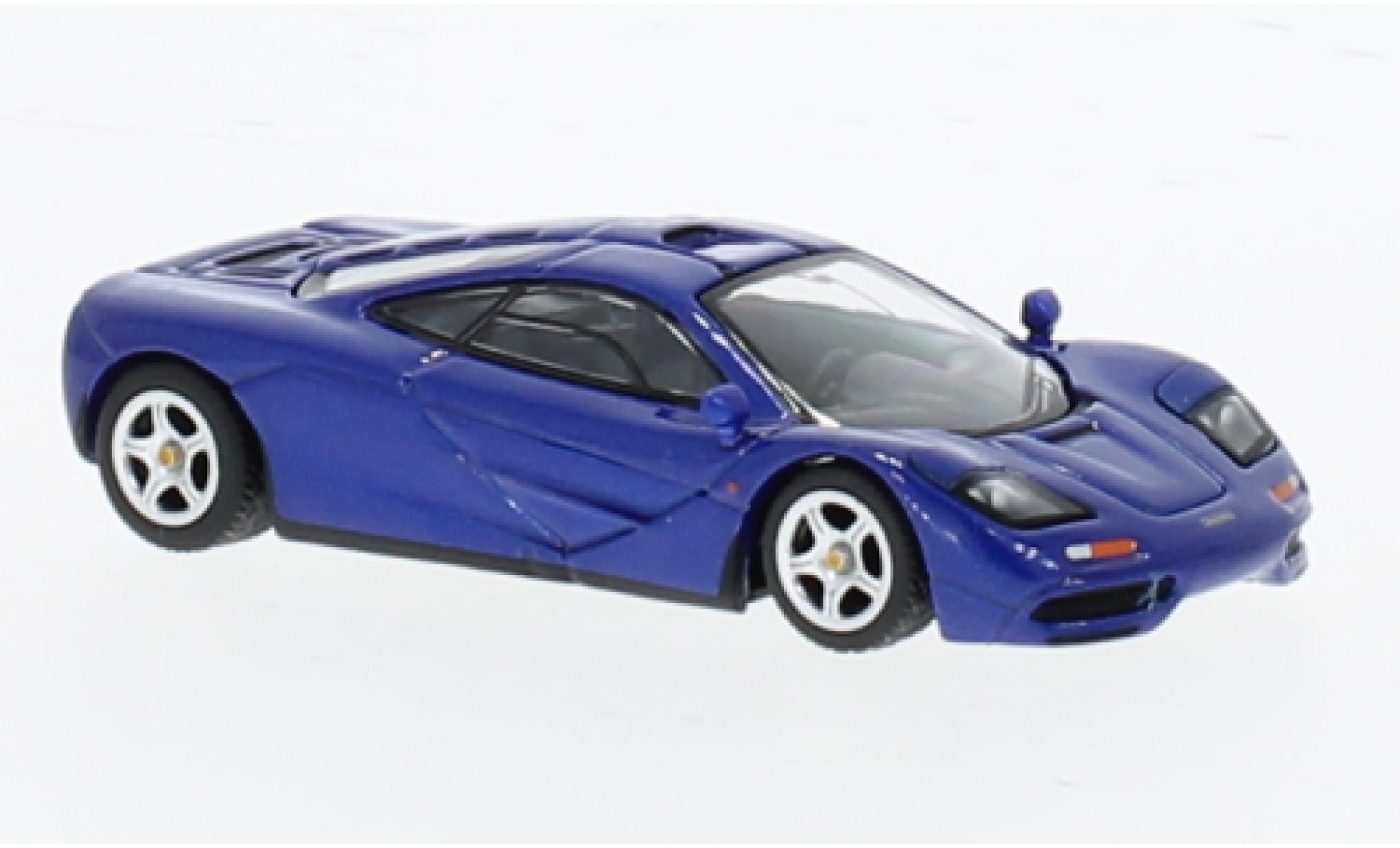 McLaren F1 1/64 Mini GT blauw 1:64 modelauto
