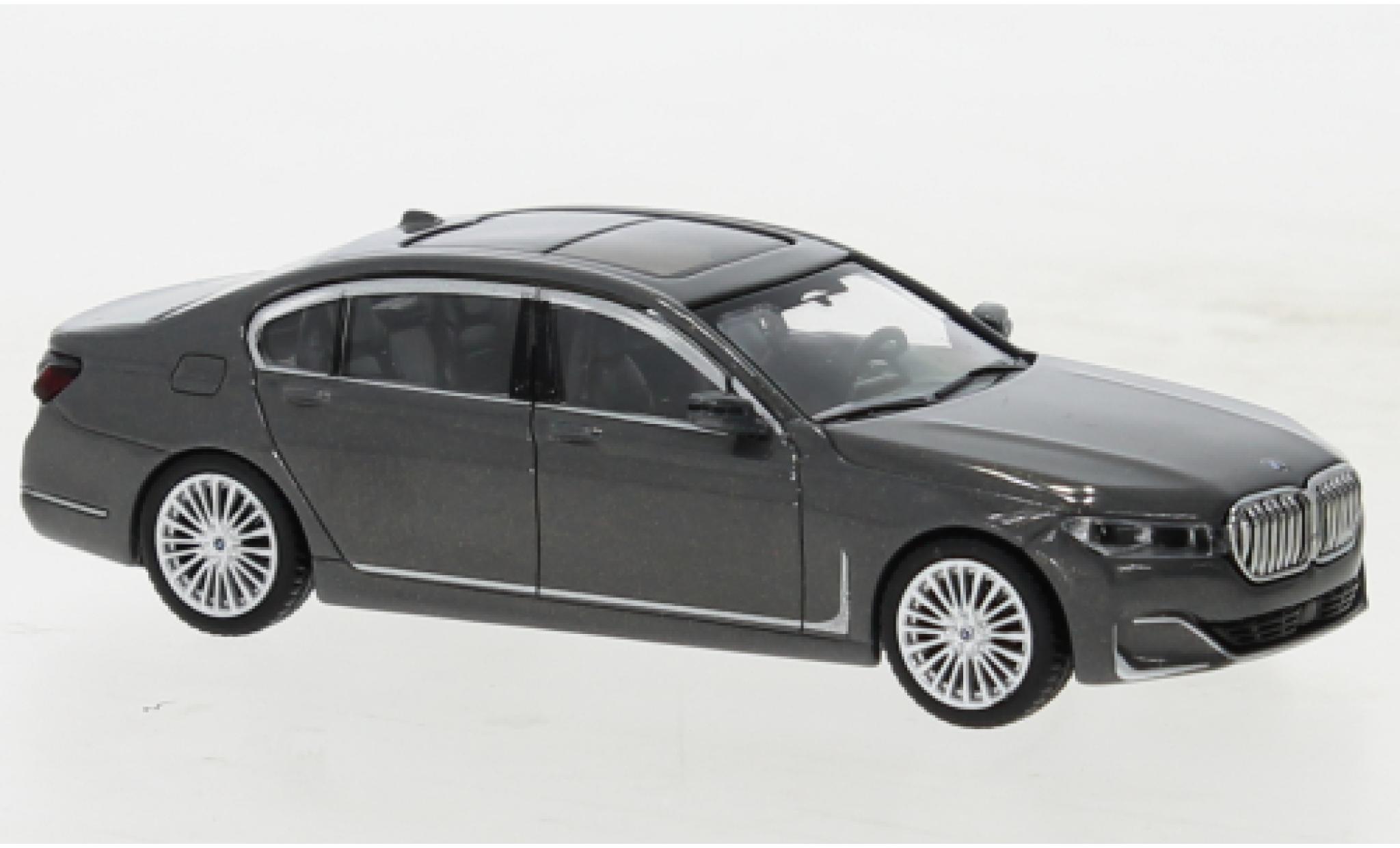 Bmw 750 1/64 Mini GT Li X-conduire metallic grijs modelauto