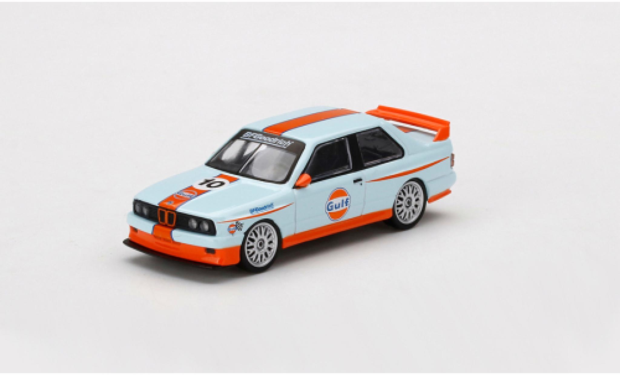 Bmw M3 1/64 Mini GT (E30) Gulf modelauto