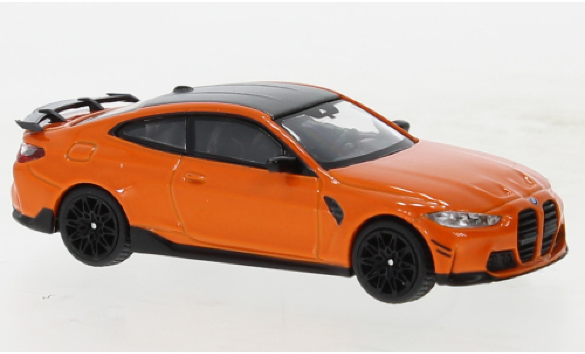 Bmw M4 1/64 Mini GT (G82) M-Performance oranje modelauto