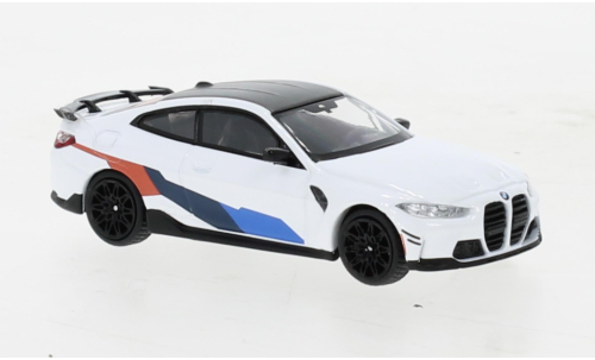 Bmw M4 1/64 Mini GT (G82) M-Performance wit/Dekor modelauto