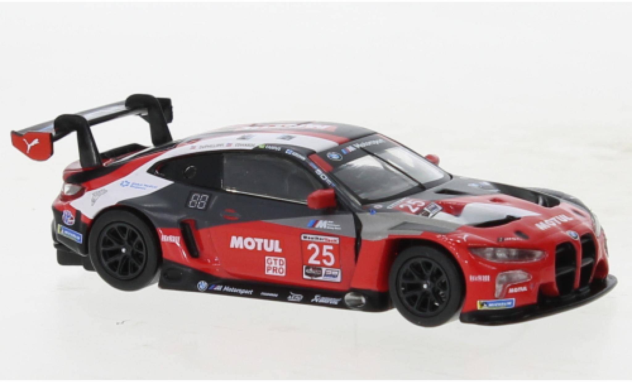 Bmw M4 1/64 Mini GT GT3 No.25 M Team RLL IMSA 24h Daytona 2022 modelauto