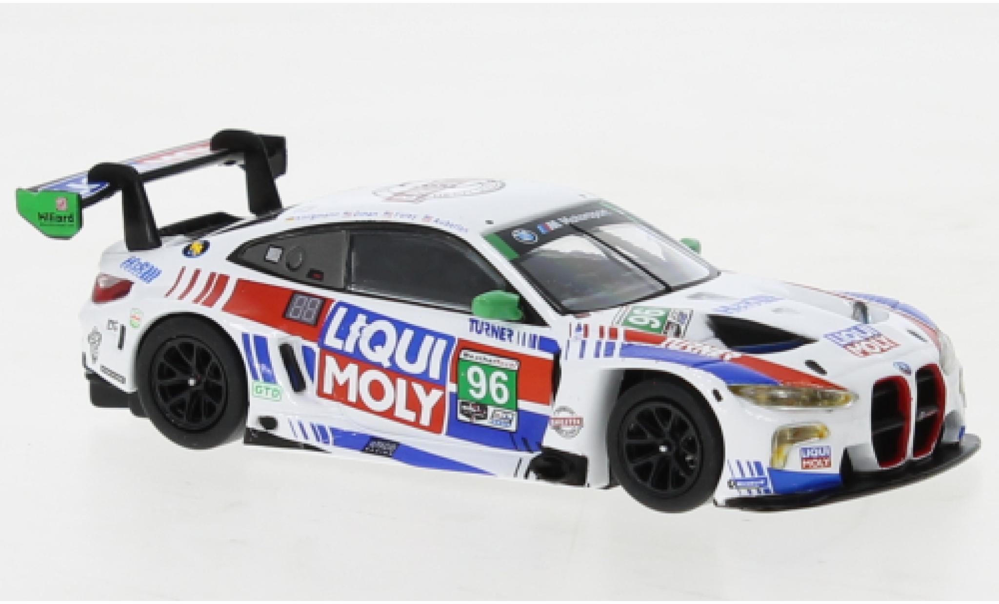 Bmw M4 1/64 Mini GT GT3 No.96 Turner Motorsport Liqui Moly IMSA 24h Daytona 2022 modelauto