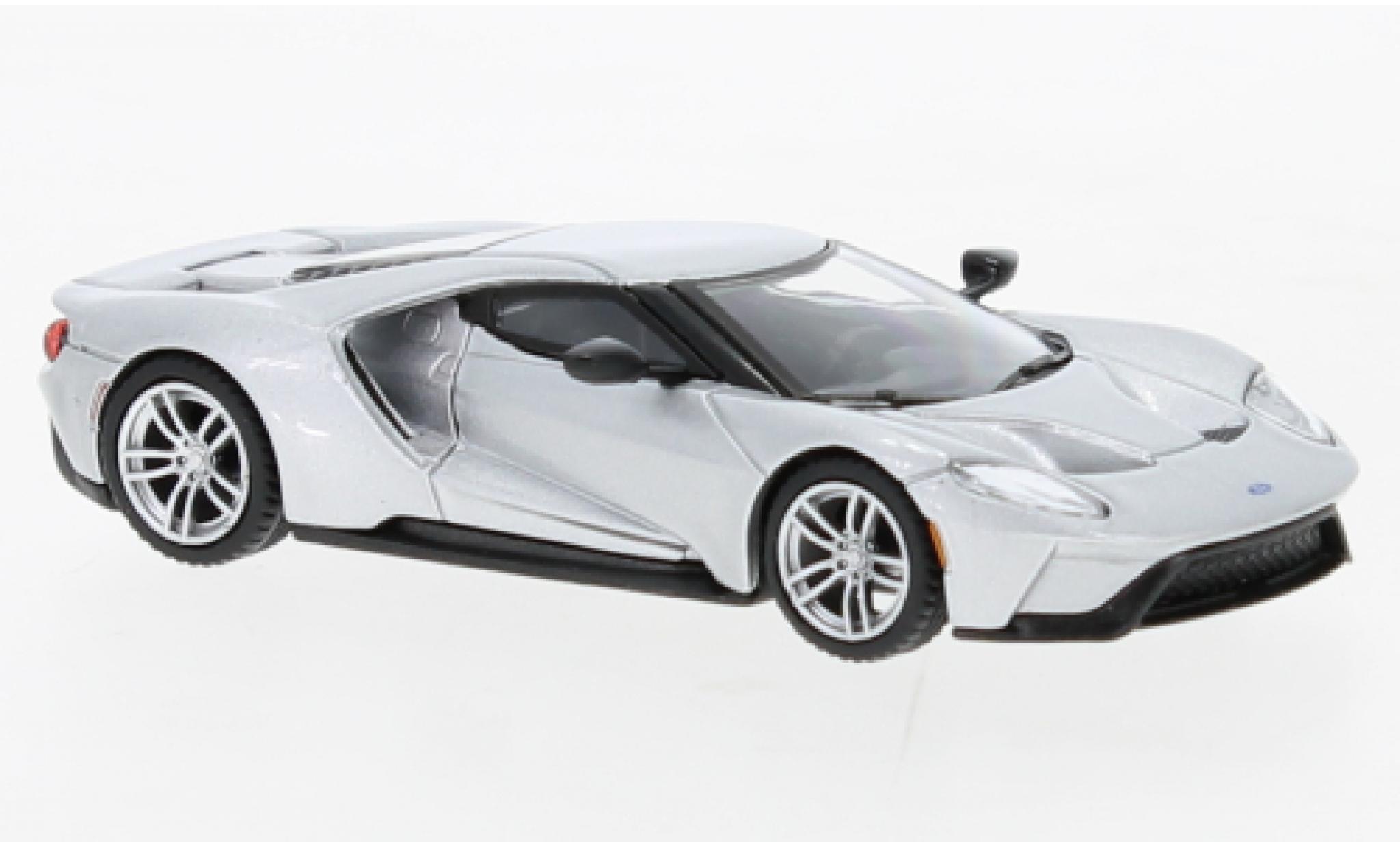 Ford GT 1/64 Mini GT grijs modelauto