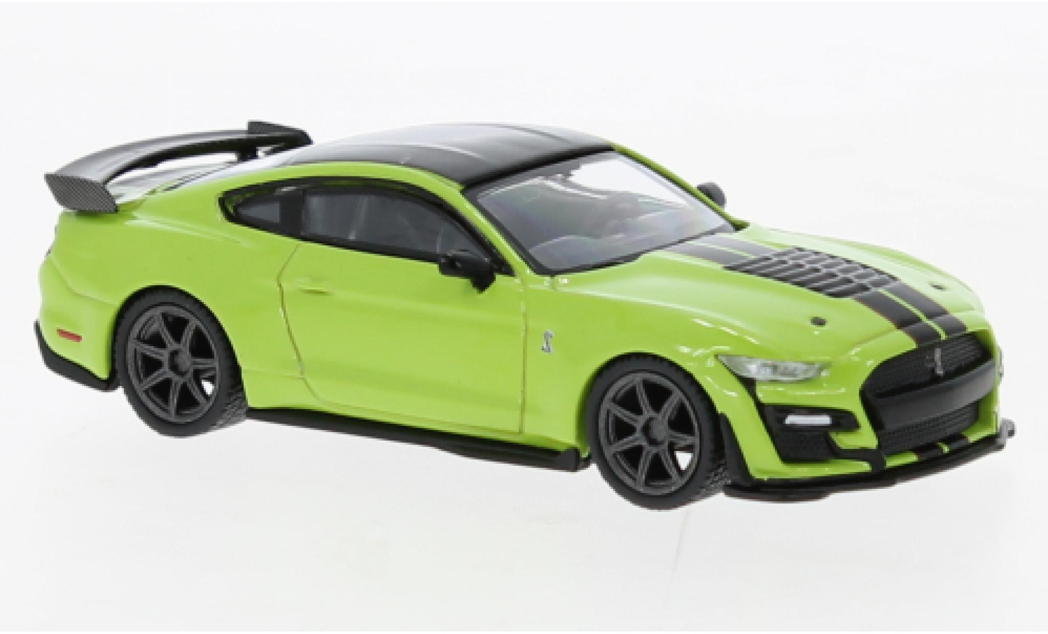 Shelby GT 500 1/64 Mini GT Ford Mustang groen modelauto