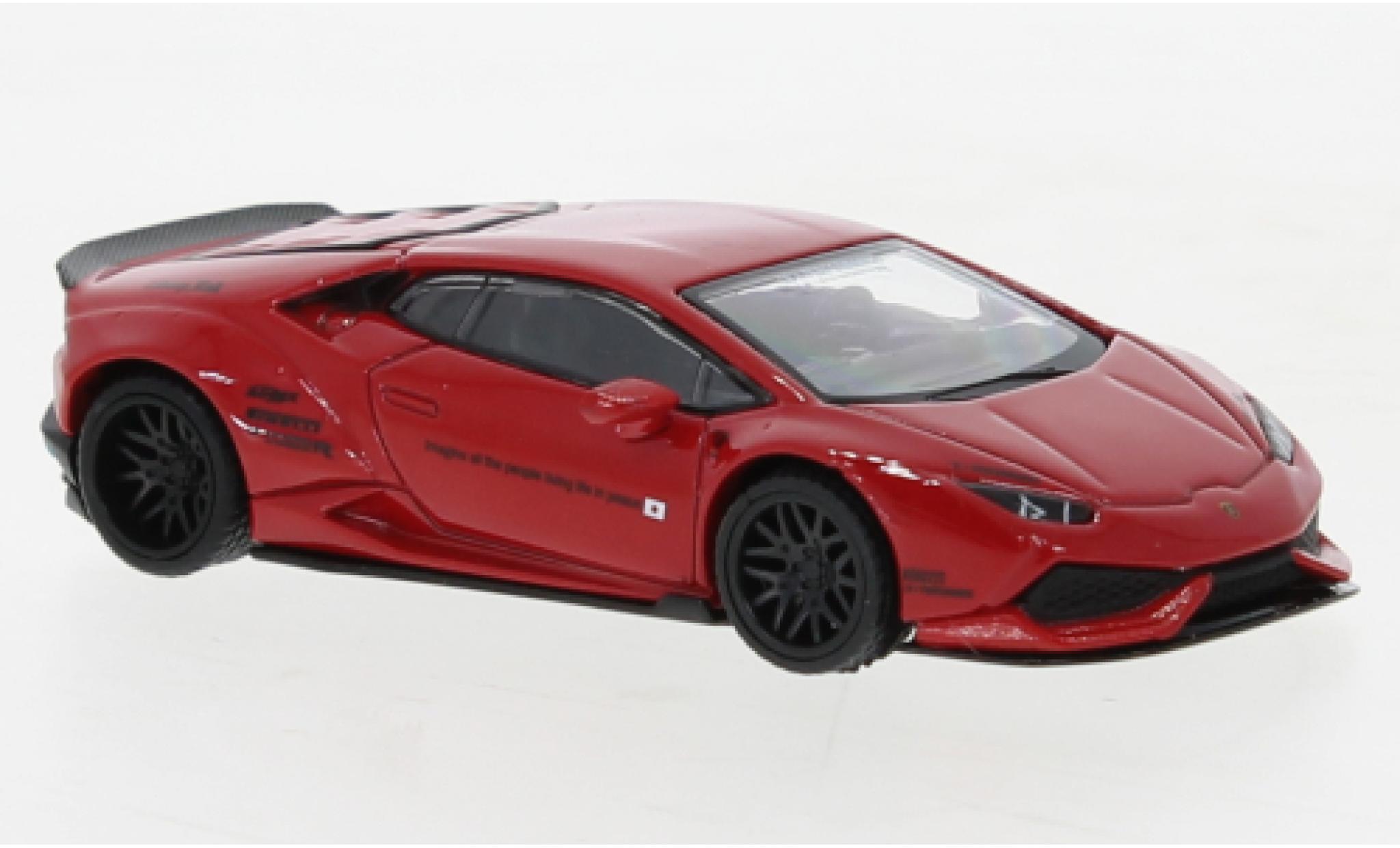 Lamborghini Huracan 1/64 Mini GT LB Works rood modelauto