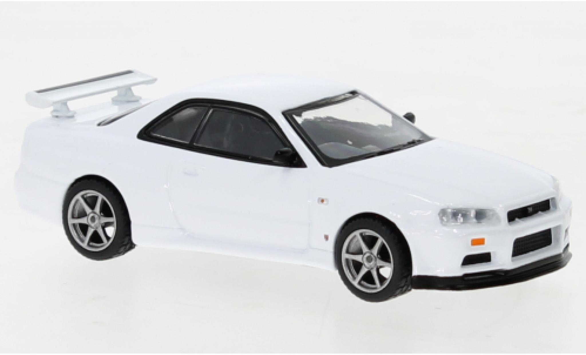 Nissan Skyline 1/64 Mini GT GT-R (R34) V-Spec RHD modelauto