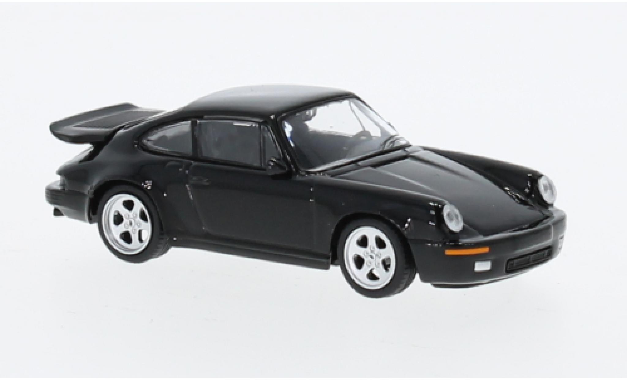 Ruf CTR 1/64 Mini GT Porsche RUF zwart 1987 modelauto
