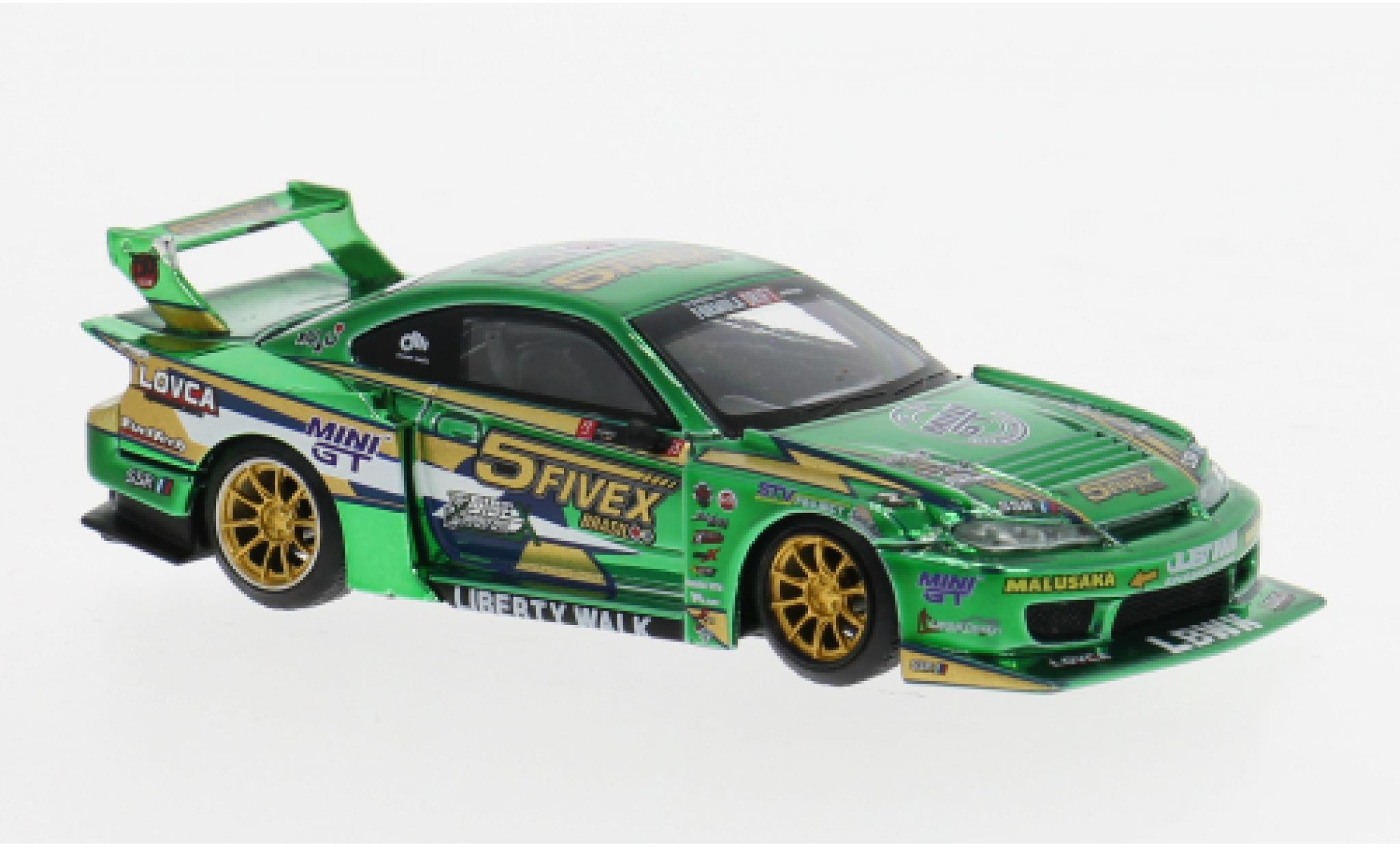 Nissan Silvia 1/64 Mini GT S15 LB-Super Silhouette 2024 Fausto Racing 1:64 modelauto