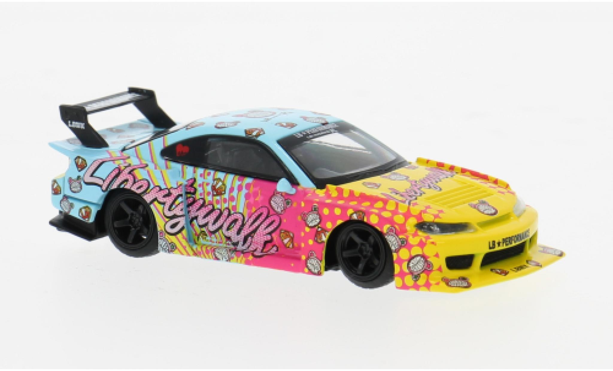 Nissan Silvia 1/64 Mini GT S15 LB-Super Silhouette Kuma 1:64 modelauto