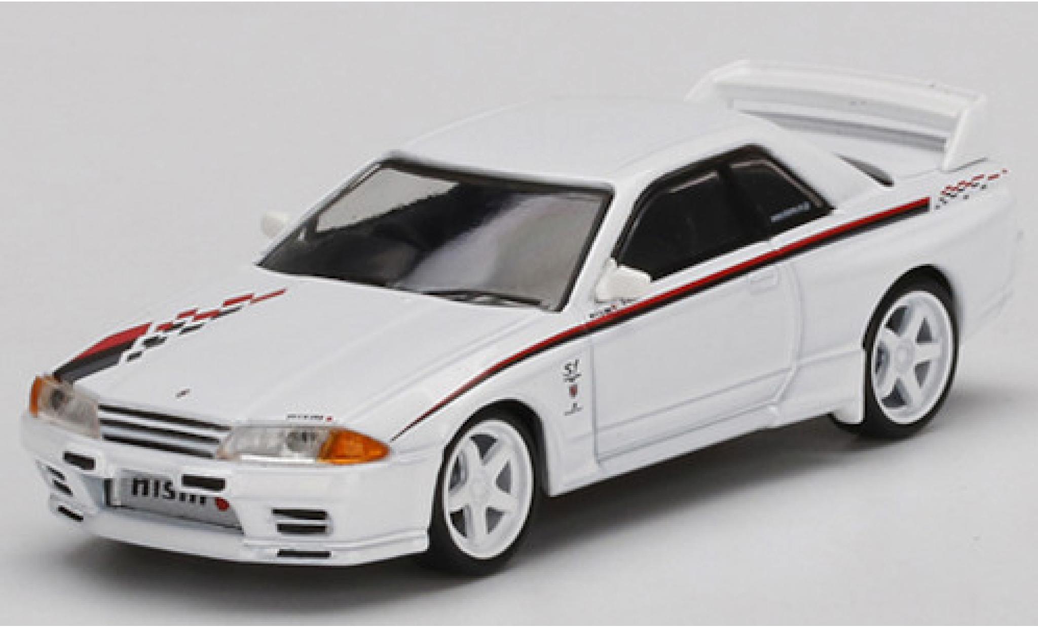 Nissan Skyline 1/64 Mini GT GT-R (R32) Nismo S-Tune wit/Dekor RHD modelauto