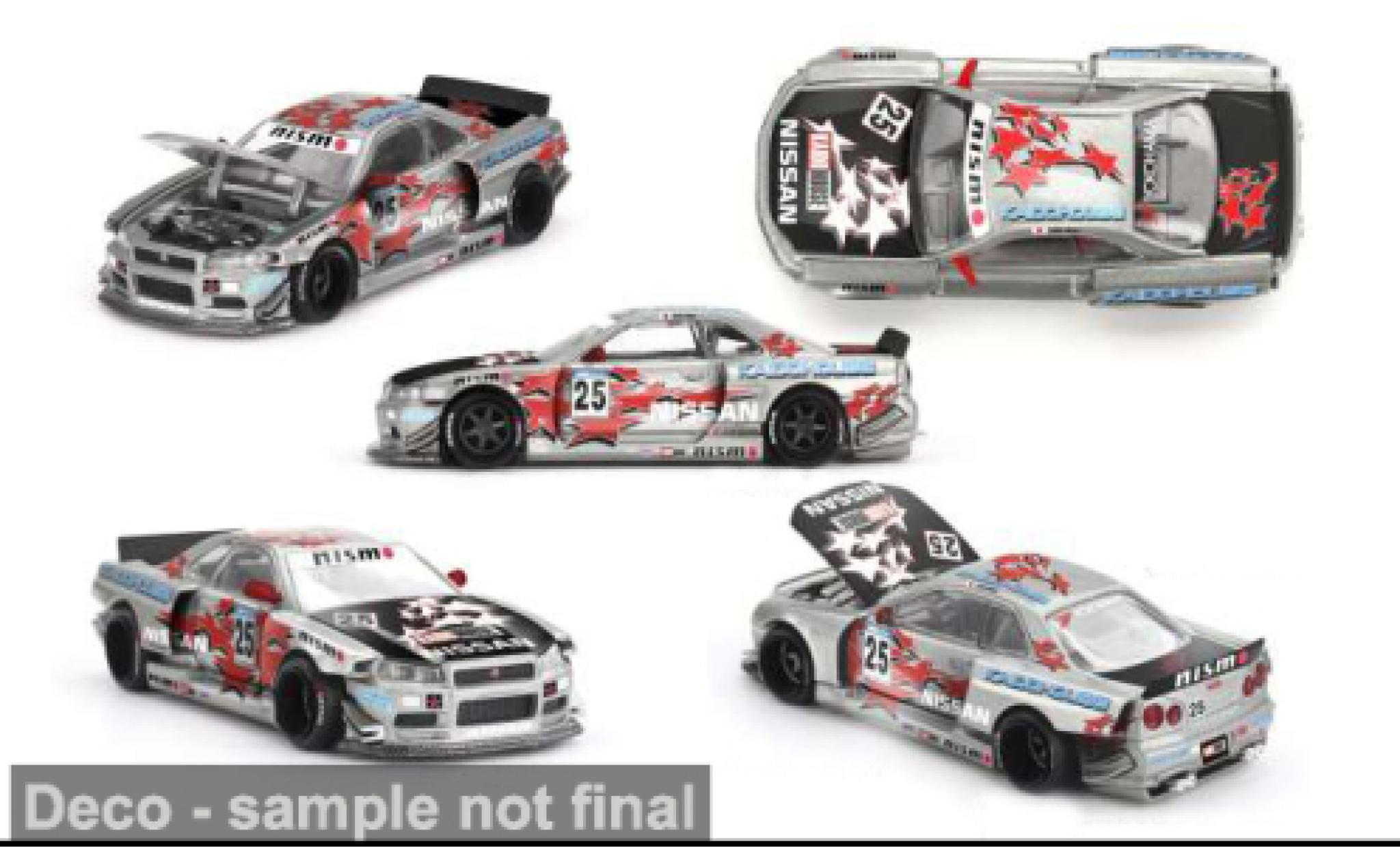 Nissan Skyline 1/64 Mini GT GT-R (R34) 1999 Kaido Star Racing 1:64 modelauto