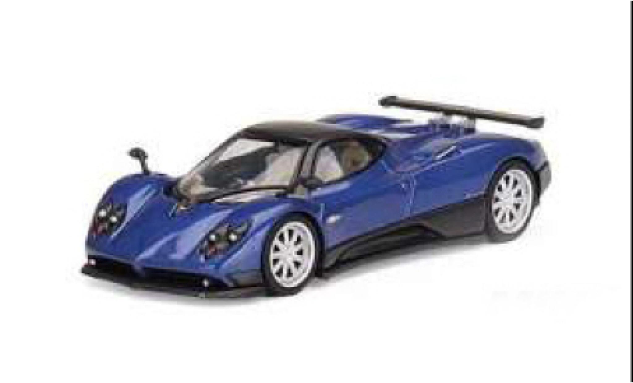 Pagani Zonda 1/64 Mini GT F blauw 2021 1:64 modelauto