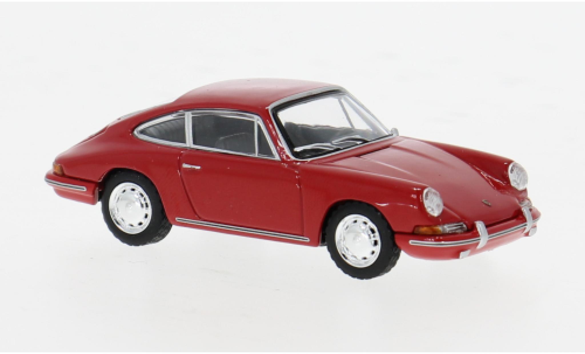 Porsche 901 1/64 Mini GT rood 1963 1:64 modelauto