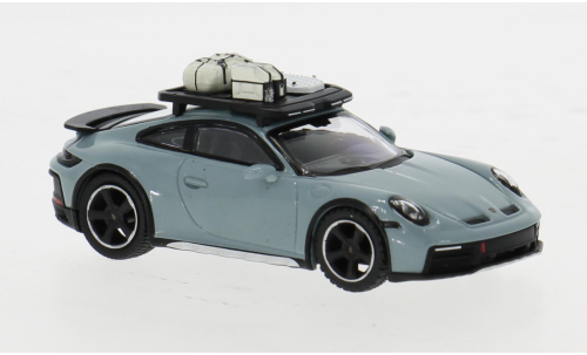 Porsche 992 1/64 Mini GT 911  Dakar groen 2024 1:64 modelauto