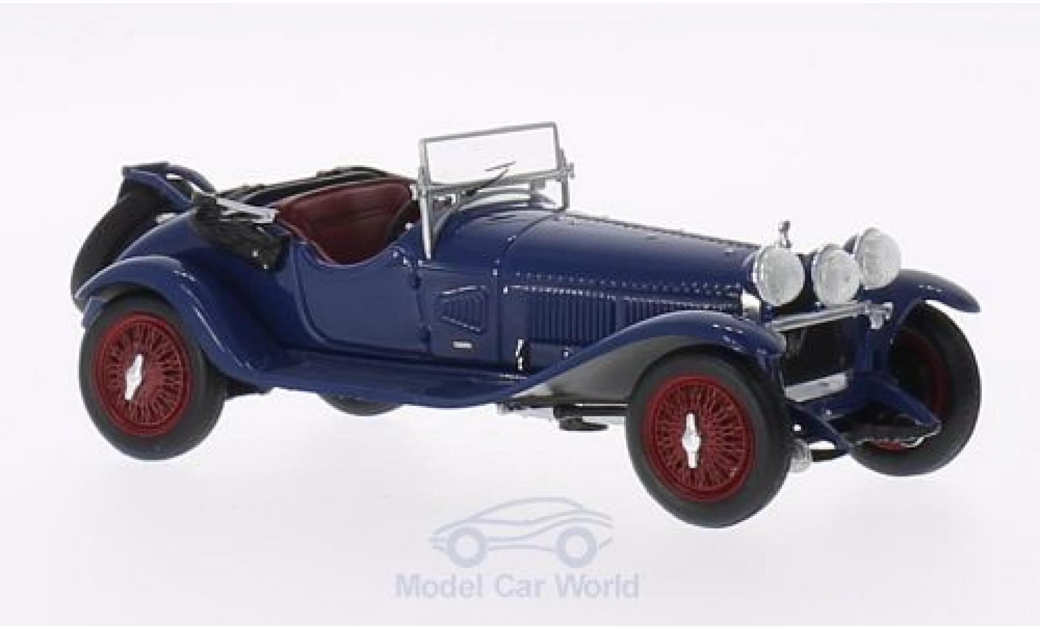 Alfa Romeo 6C 1/43 Minichamps 1750 G.S. blauw RHD 1930 modelauto