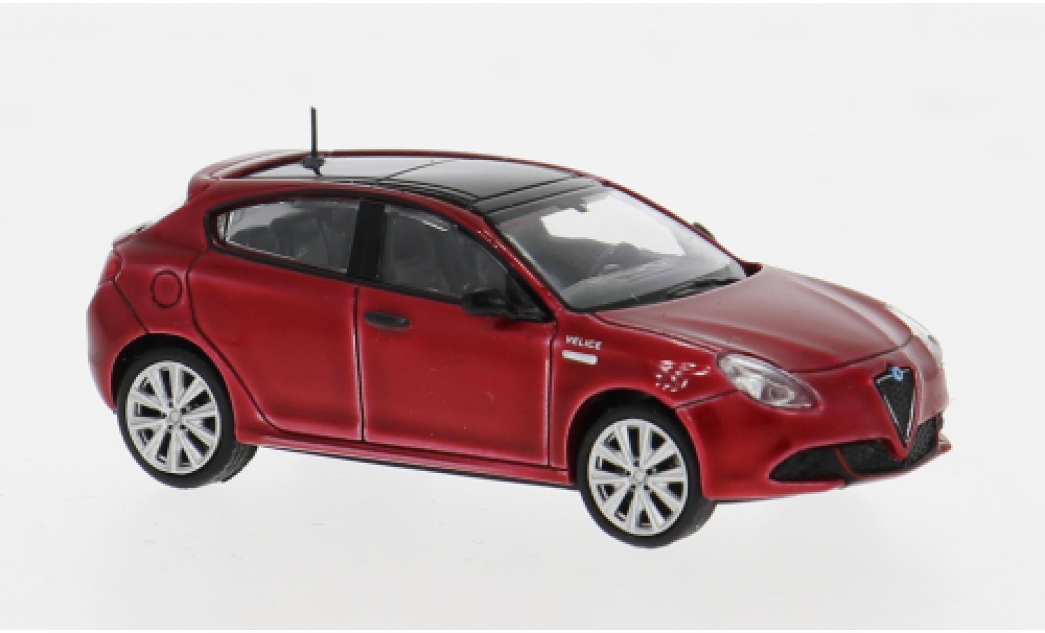 Alfa Romeo Giulia 1/87 Minichamps Quadrifoglio rood 2017 1:87 modelauto