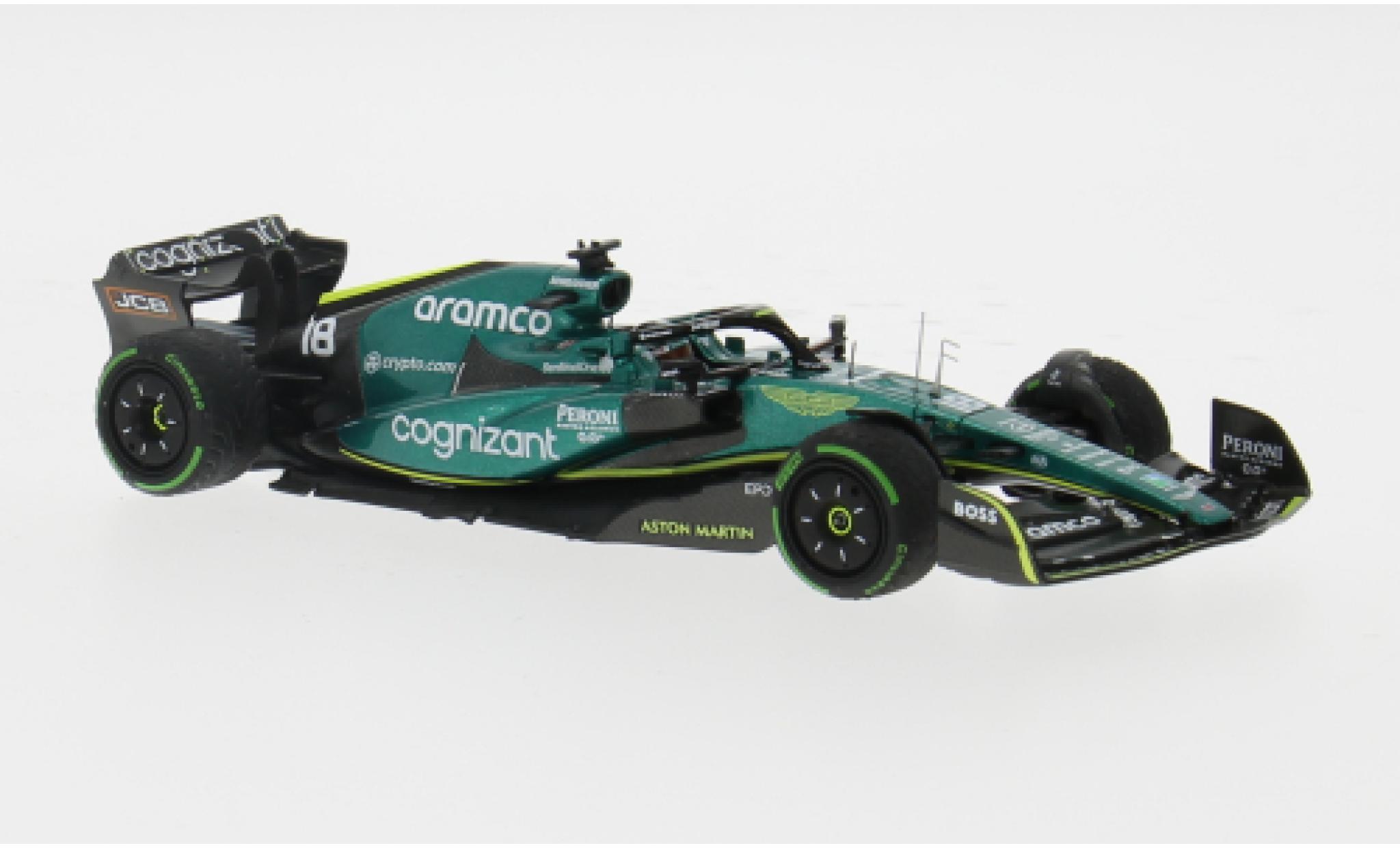 Aston Martin AMR2 1/43 Minichamps 2 No.18 Aramco Cognizant F1 Team Cognizant Formel 1 GP Singapur 2022 1:43 modelauto