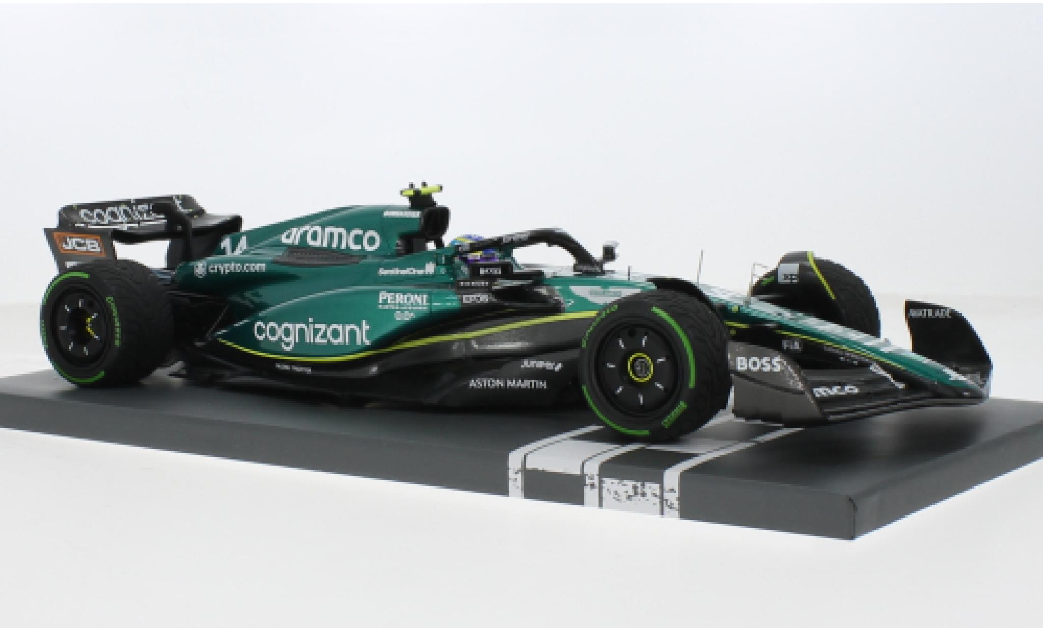 Aston Martin AMR2 1/18 Minichamps 3 No.14 Aramco Cognizant F1 Team Cognizant Formel 1 GP Monaco 2023 1:18 modelauto