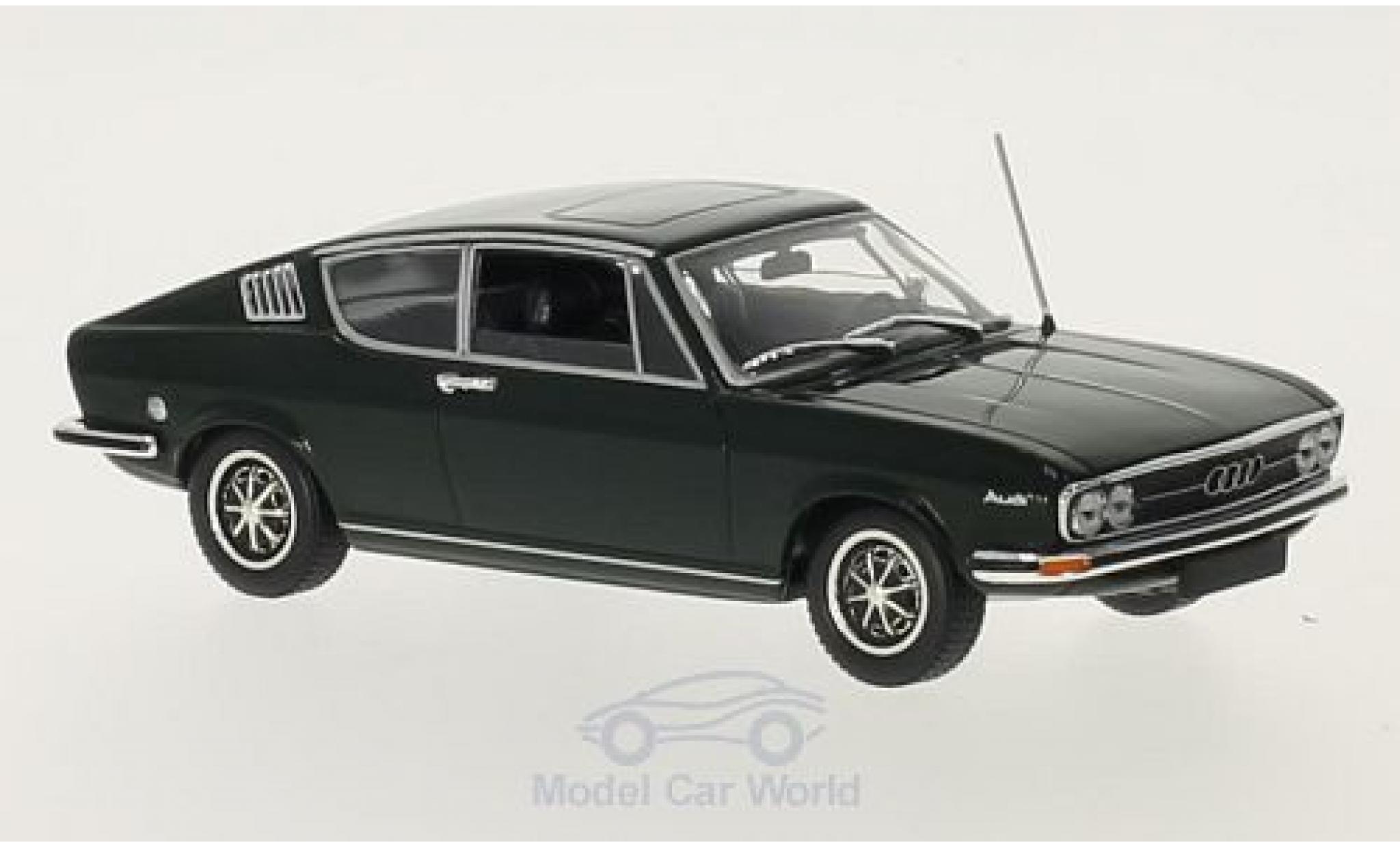 Audi 100 1/43 Minichamps Coupe S groen 1969 modelauto