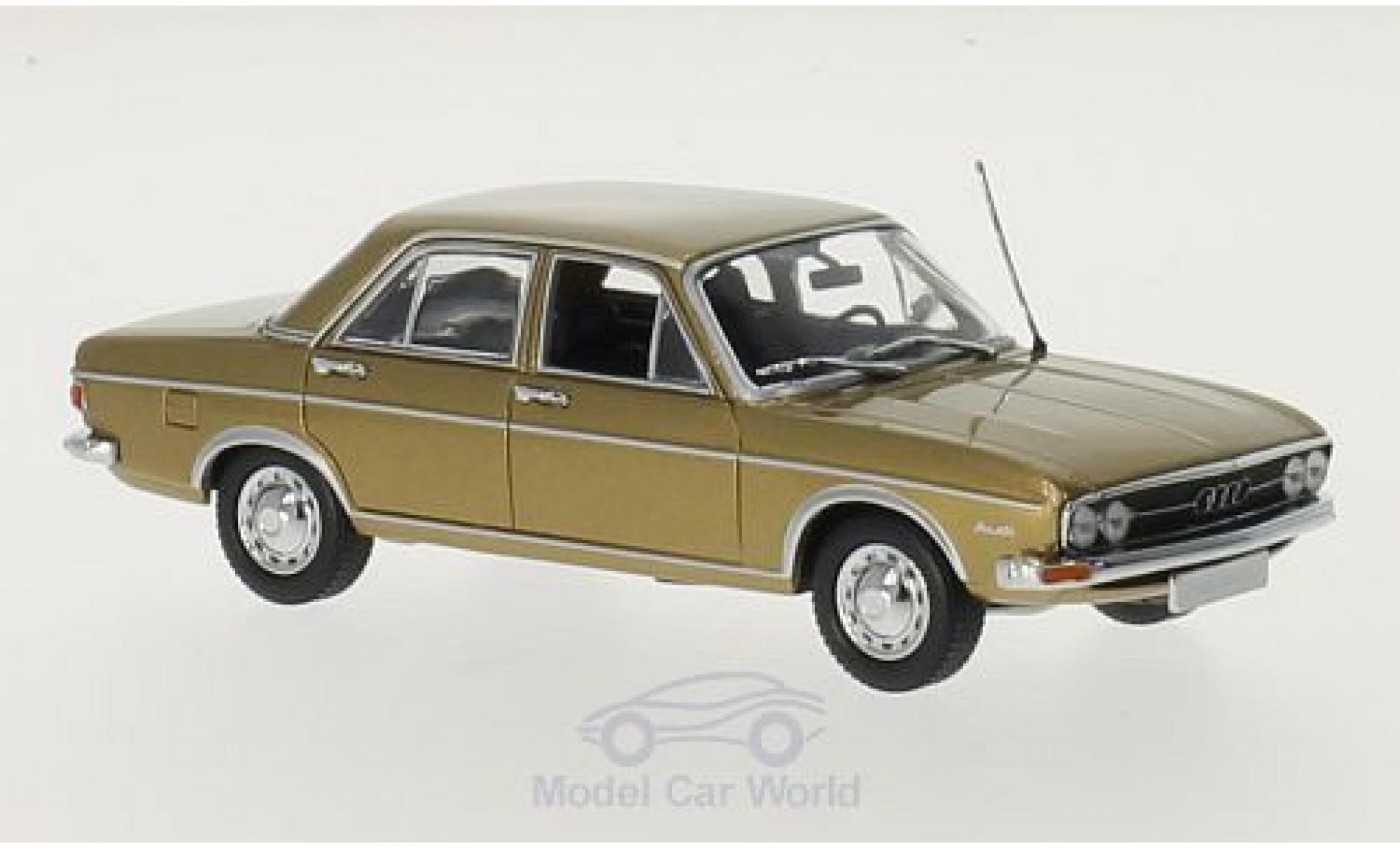 Audi 100 1/43 Minichamps gold 1969 modelauto