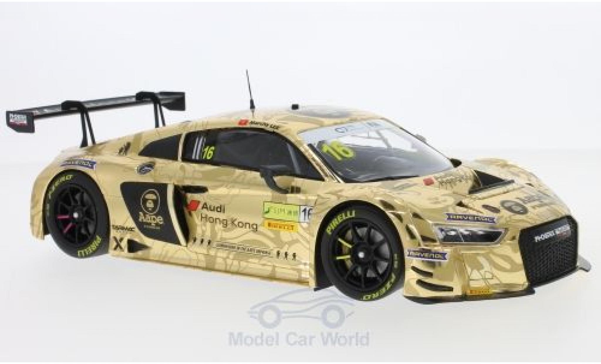 Audi R8 1/18 Minichamps LMS No.16 Hongkong Aape Macau GT Cup Macau 2016 M.Lee modelauto