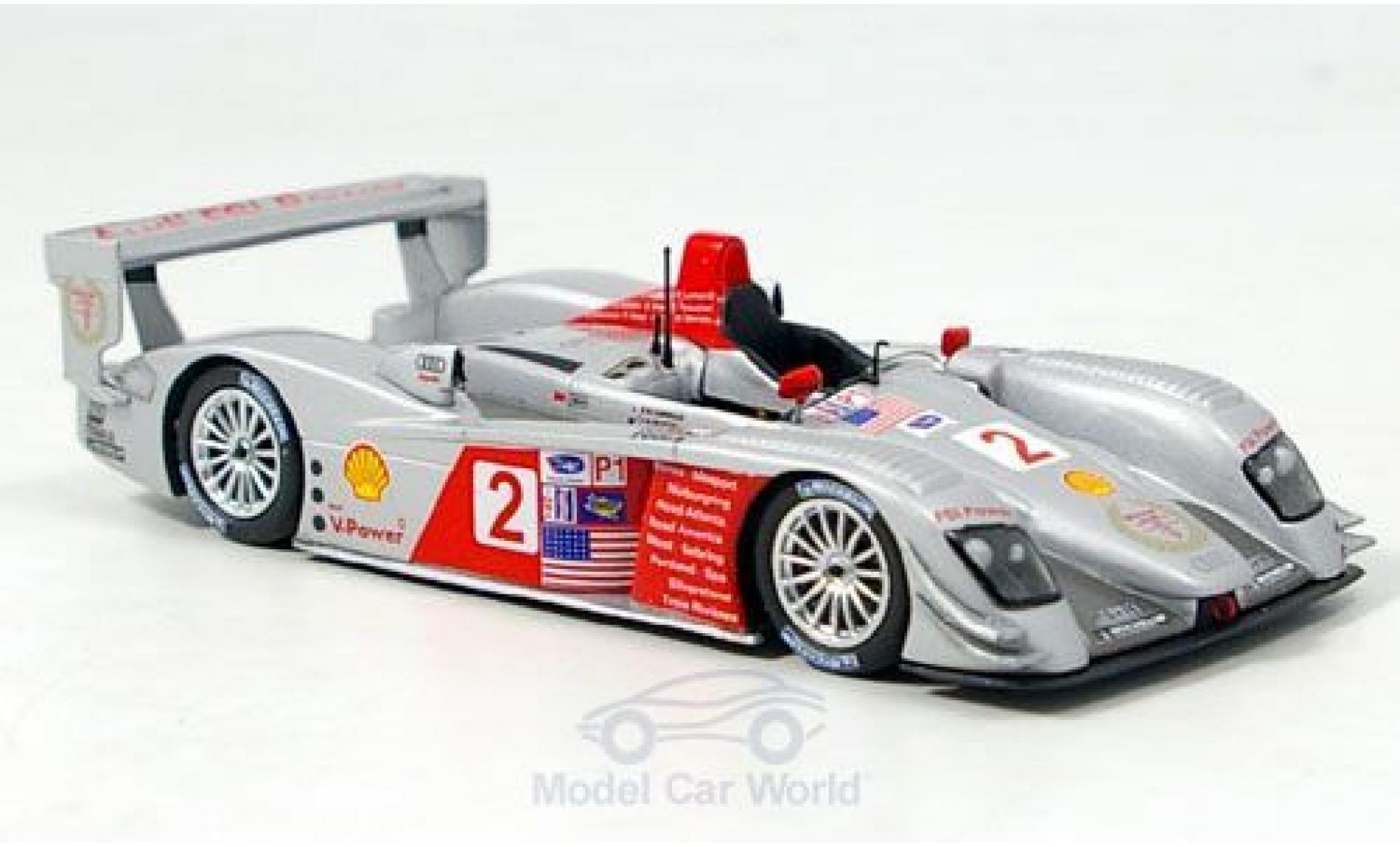 Audi R8 1/43 Minichamps No.2 FSI Power GP Neu-England 2006 A.McNish/D.Capello modelauto