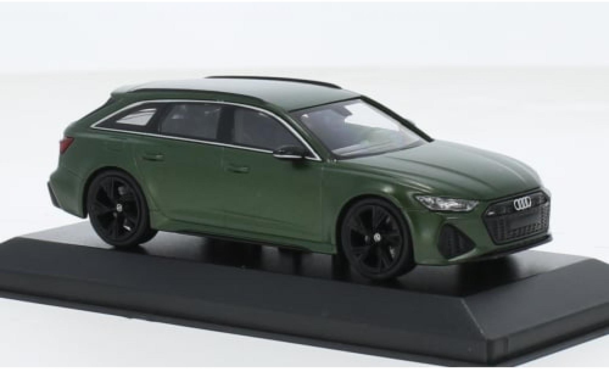 Audi RS6 1/43 Minichamps Avant matt-groen 2019 1:43 modelauto