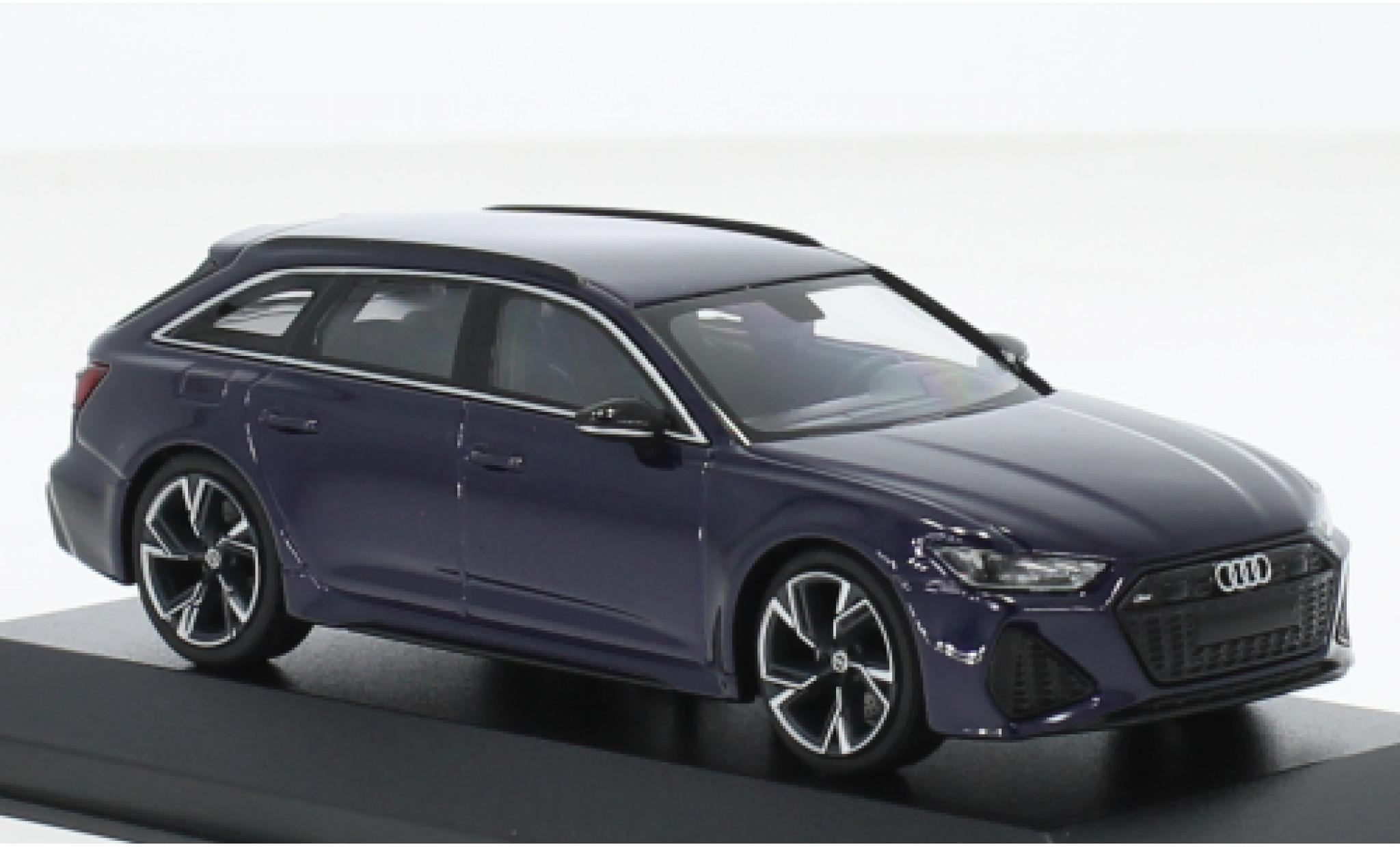 Audi RS6 1/43 Minichamps Avant metallic paars 2019 1:43 modelauto