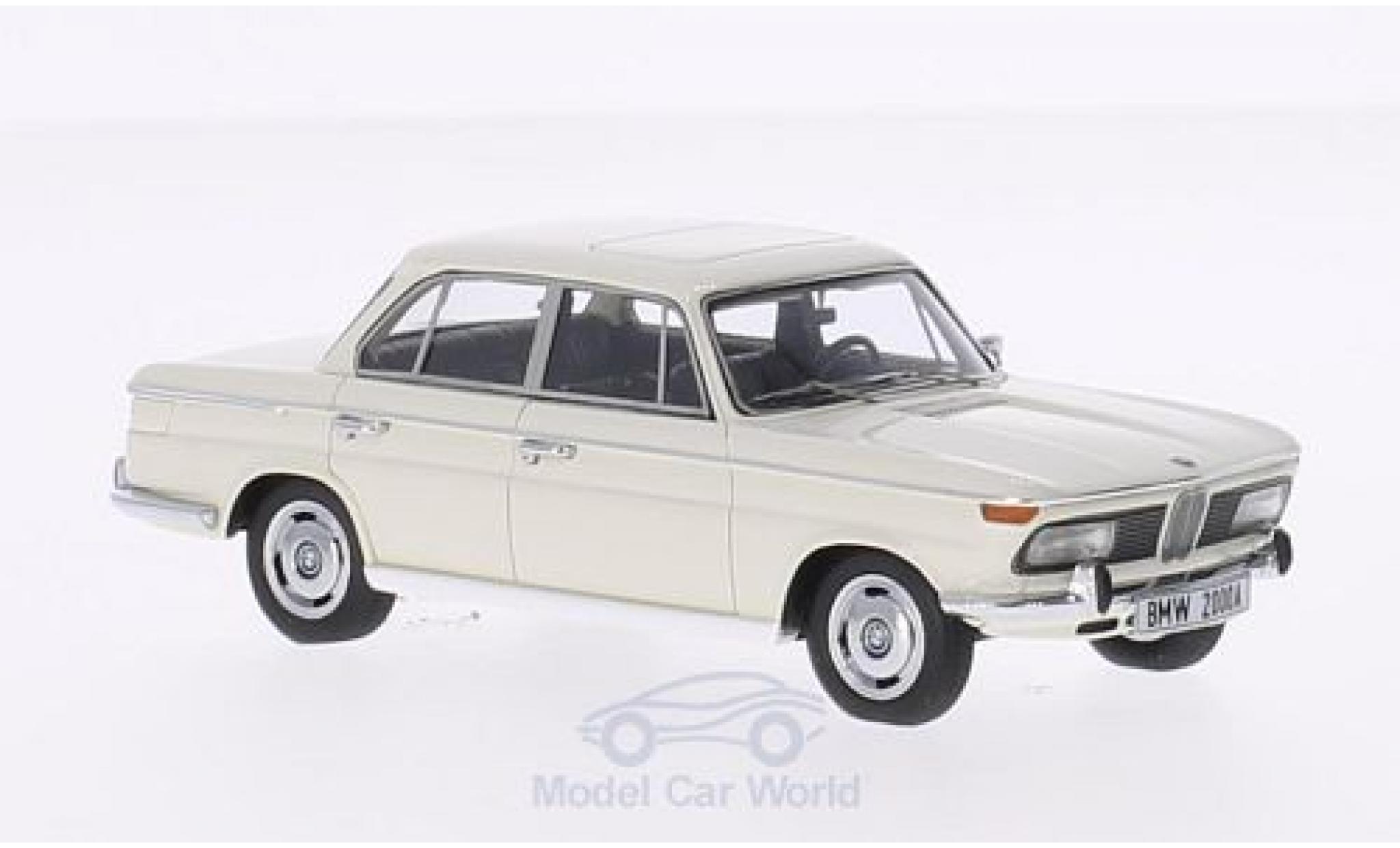 Bmw 2000 1/43 Minichamps A wit 1962 modelauto