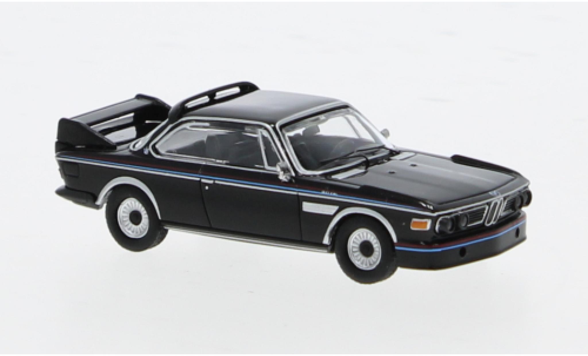 Bmw 3.0 1/87 Minichamps CSL zwart 1973 1:87 modelauto