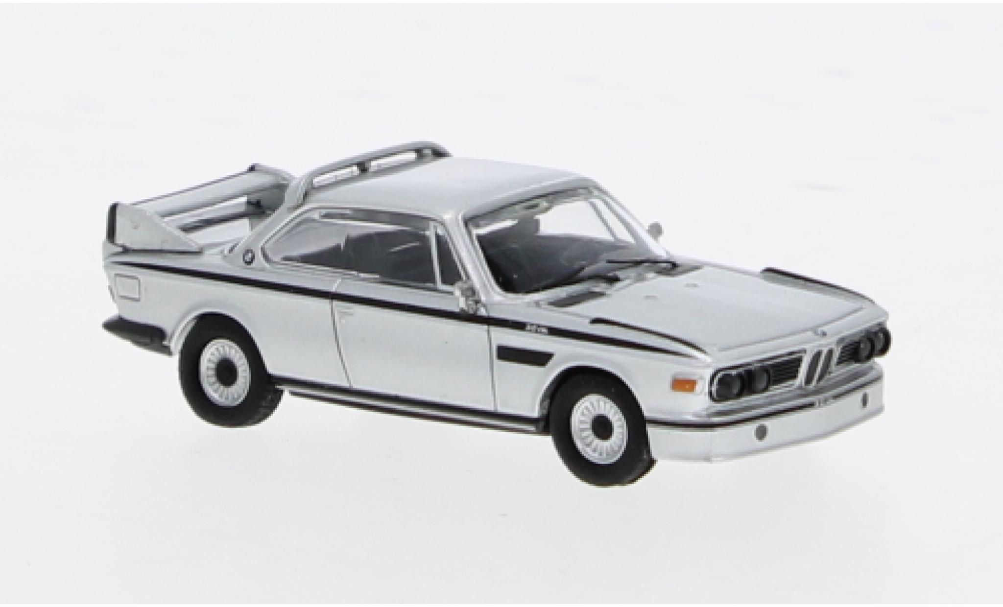 Bmw 3.0 1/87 Minichamps CSL grijs 1973 1:87 modelauto