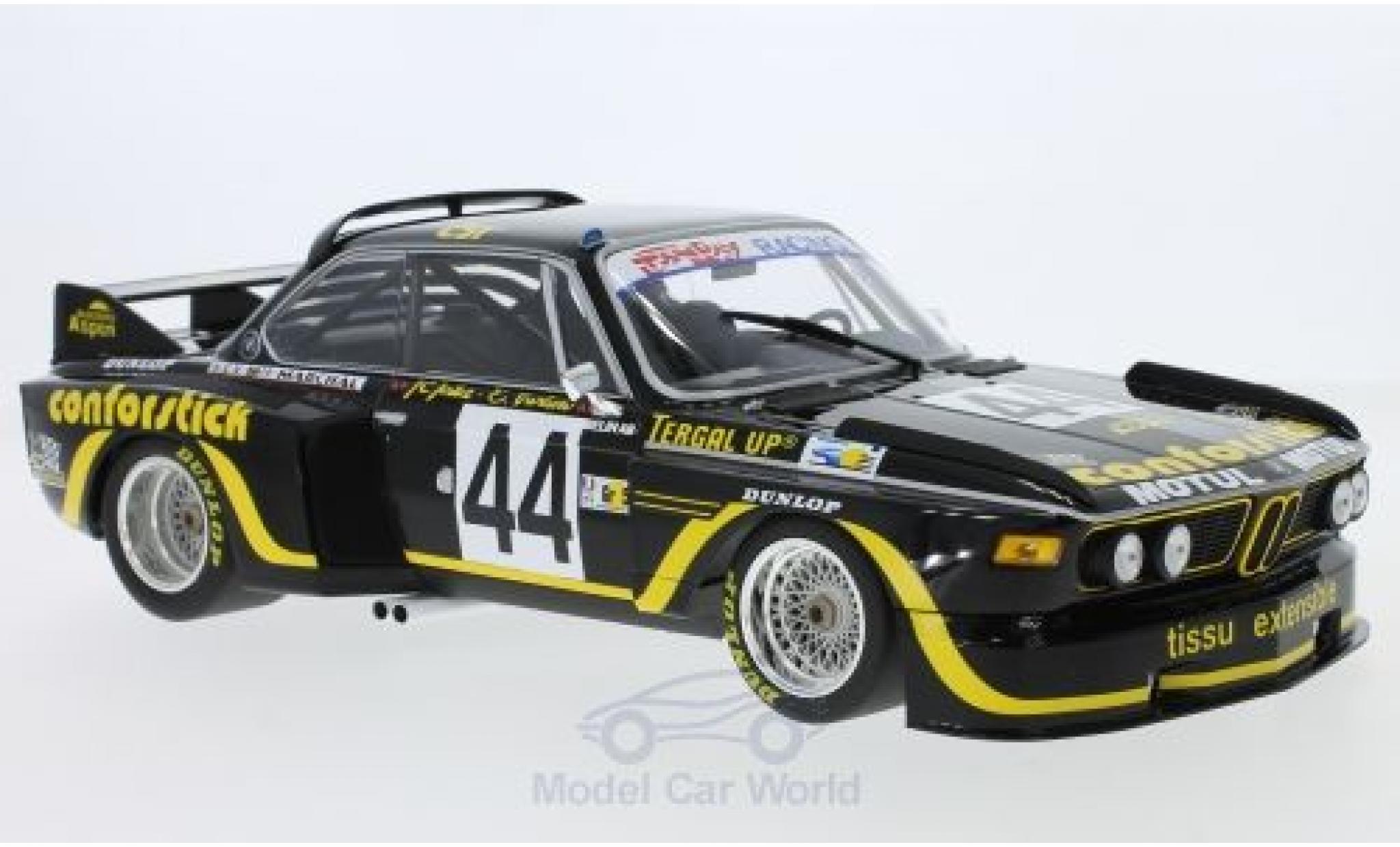 Bmw 3.5 1/18 Minichamps CSL No.44 A.S.P.M. - Tanday Music 24h Le Mans 1976 J-C.Justice/J.Belin modelauto
