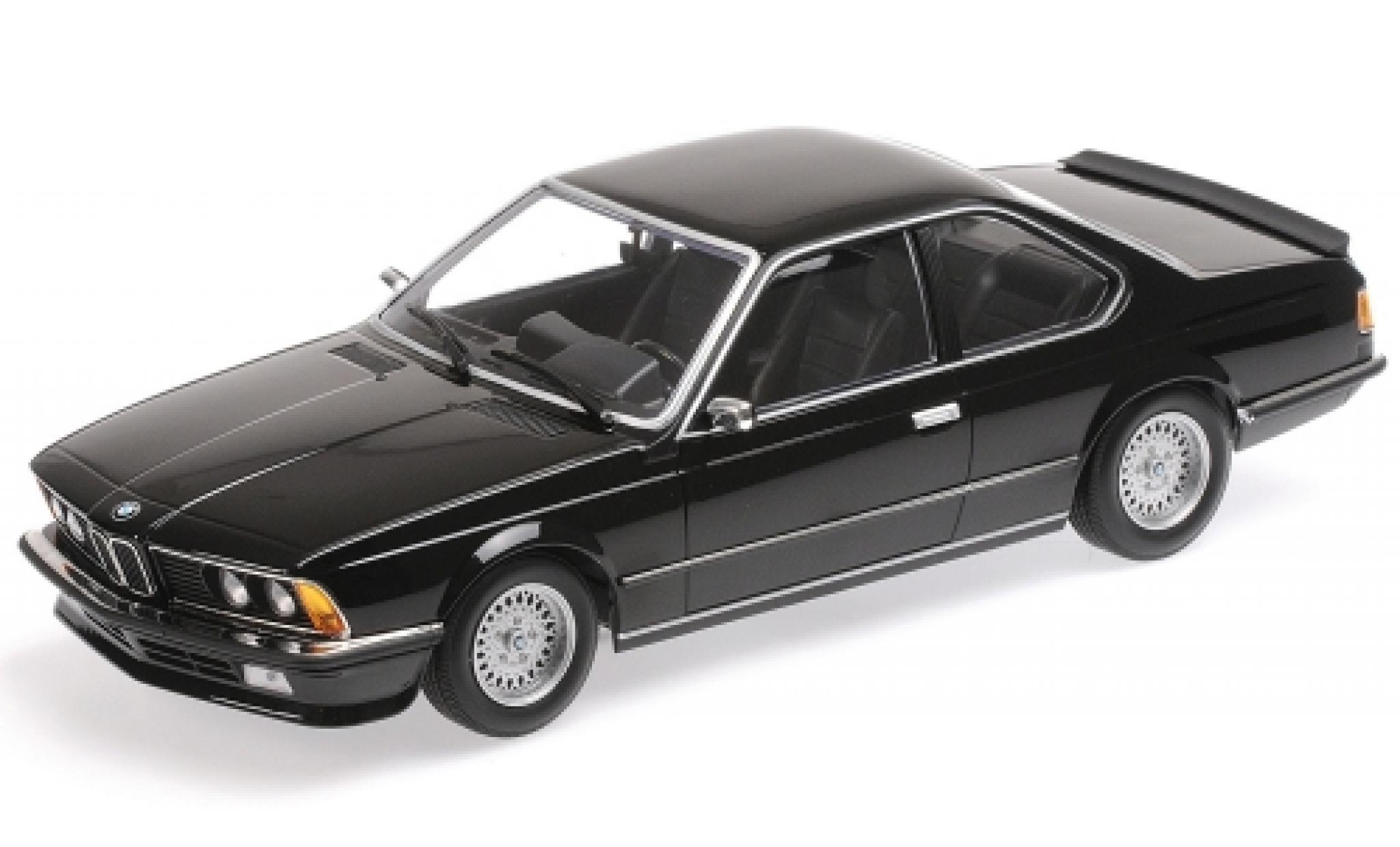 Bmw 635 CSI 1/18 Minichamps 635 CSi metallic zwart 1982 modelauto