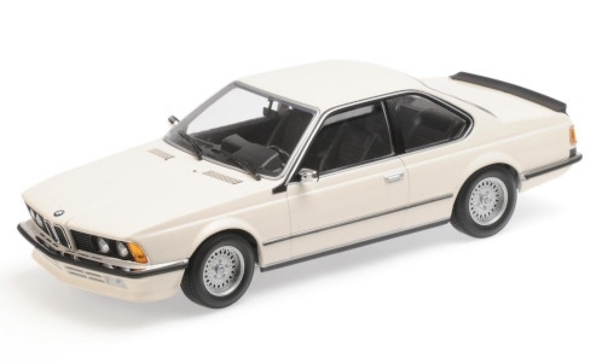 Bmw 635 CSI 1/18 Minichamps wit 1982 modelauto