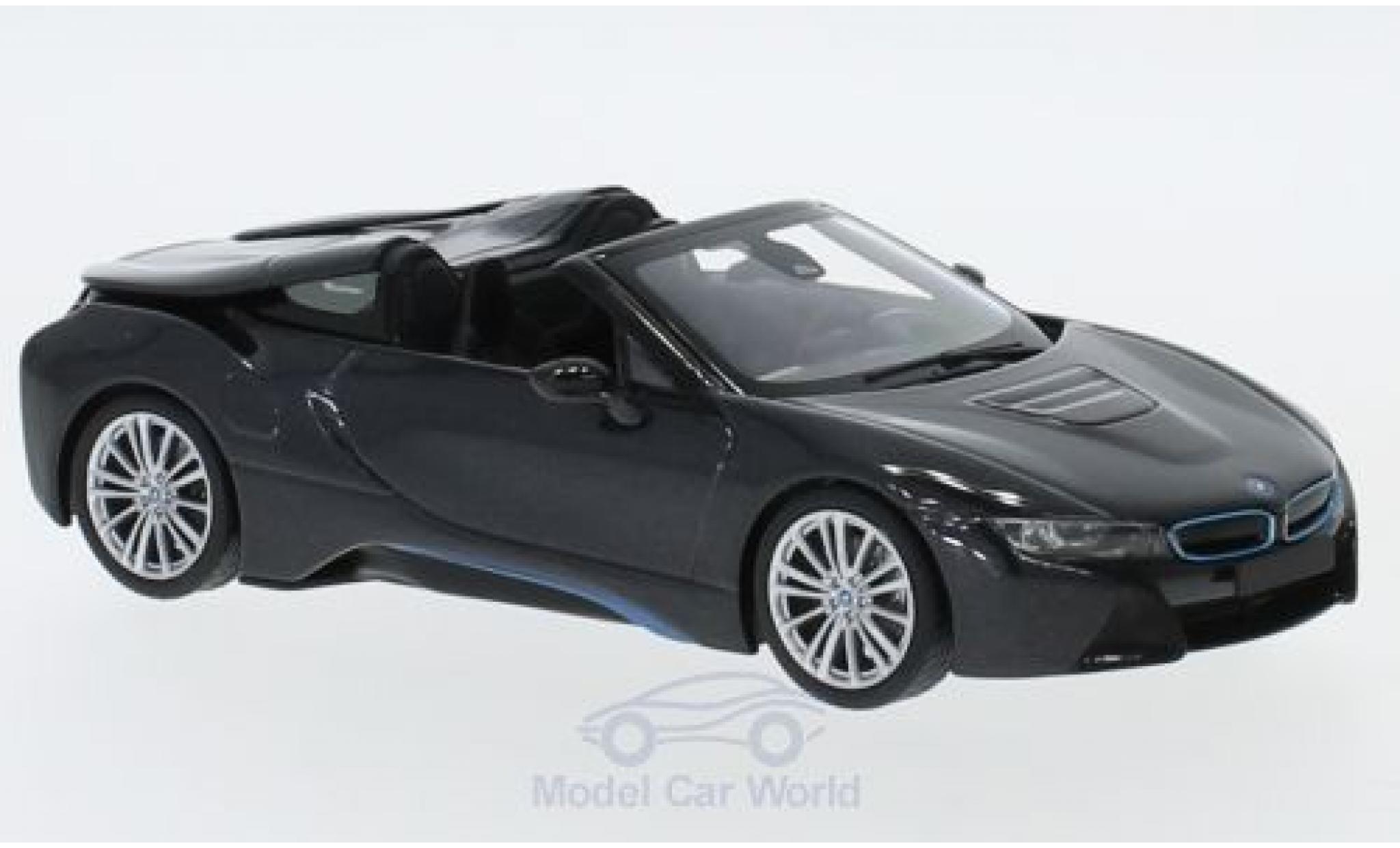 Bmw i8 1/18 Minichamps Roadster (I15) metallic grijs 2017 modelauto