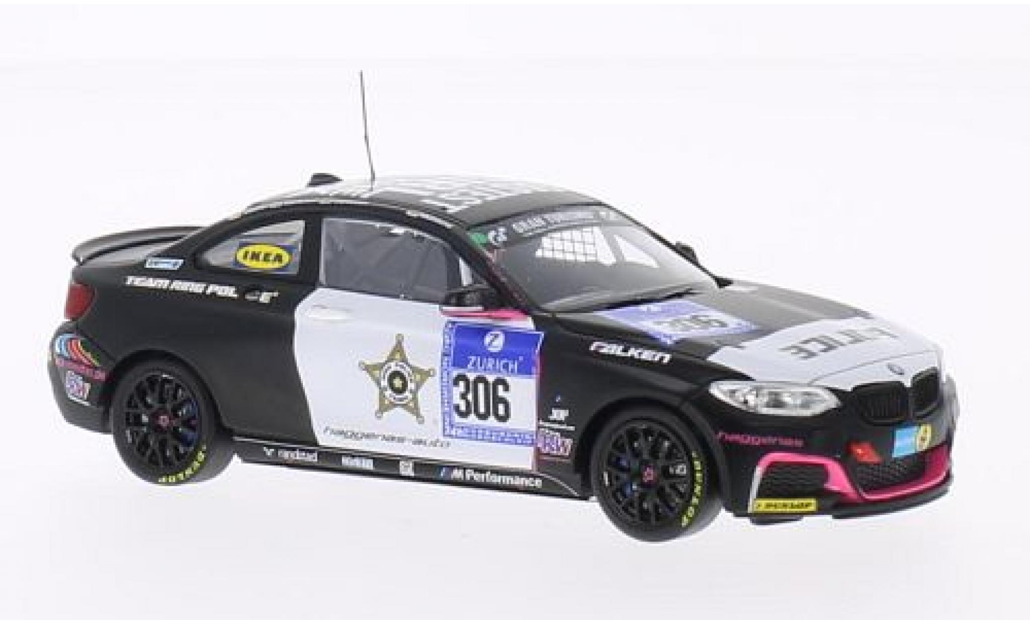 Bmw M235 1/43 Minichamps M 235i Racing No.306 Team Ring Politie 24h N&uuml;rburgring 2014 A.Carlsson/J.Carlsson/M&uuml;hlenz/Slooten modelauto