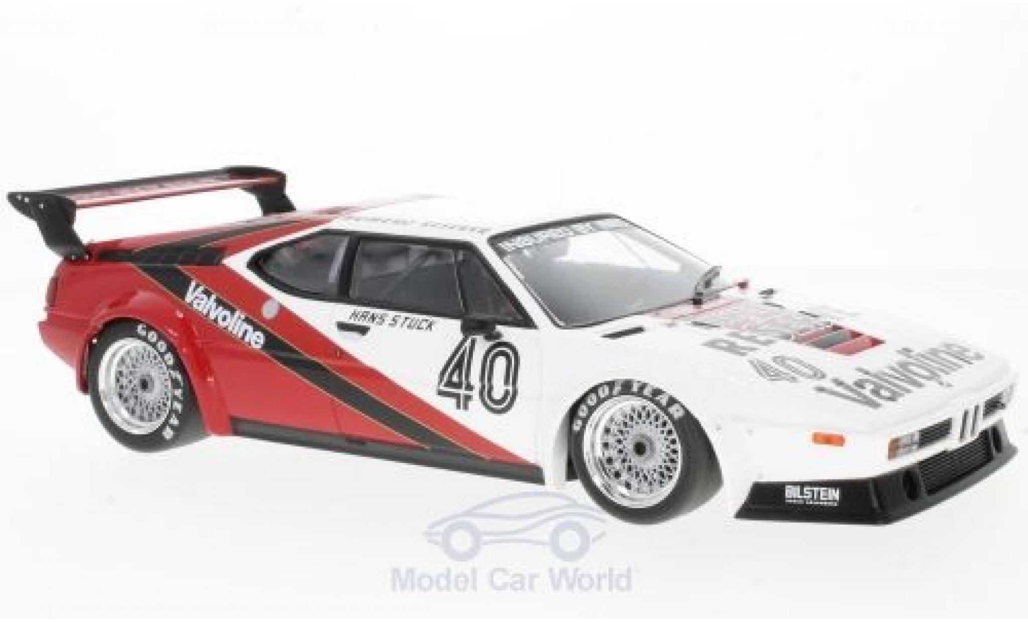 Bmw M1 1980 1/18 Minichamps Procar No.40 Project Four Racing Procar Monaco 1980 H-J.Stuck modelauto