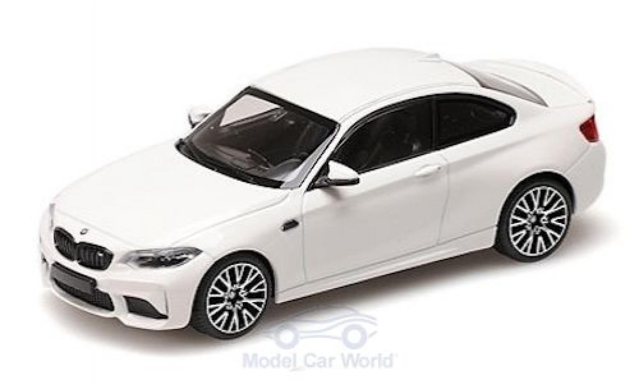 Bmw M2 1/43 Minichamps Competition wit 2019 modelauto