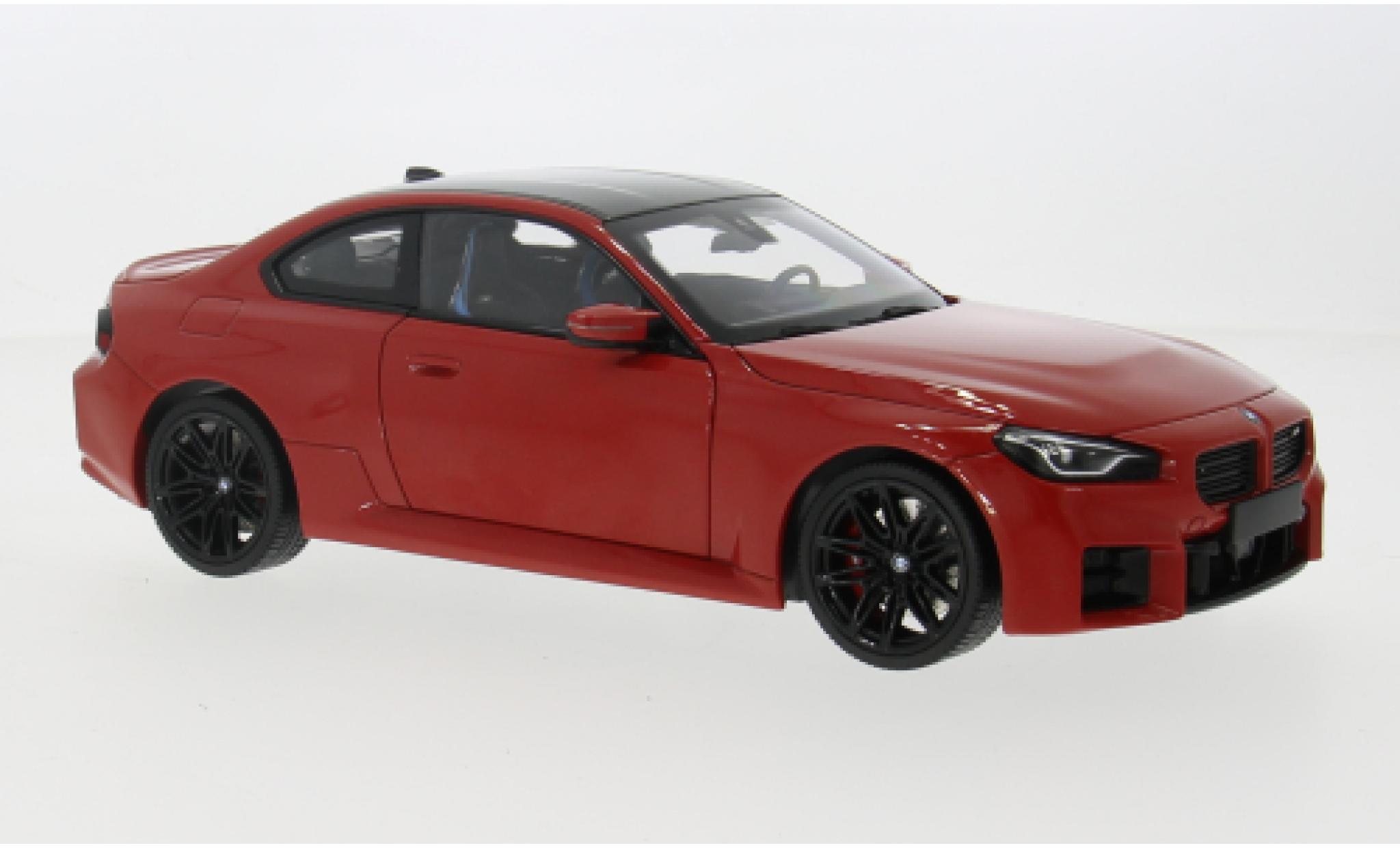 Bmw M2 1/18 Minichamps metallic rood 2022 1:18 modelauto