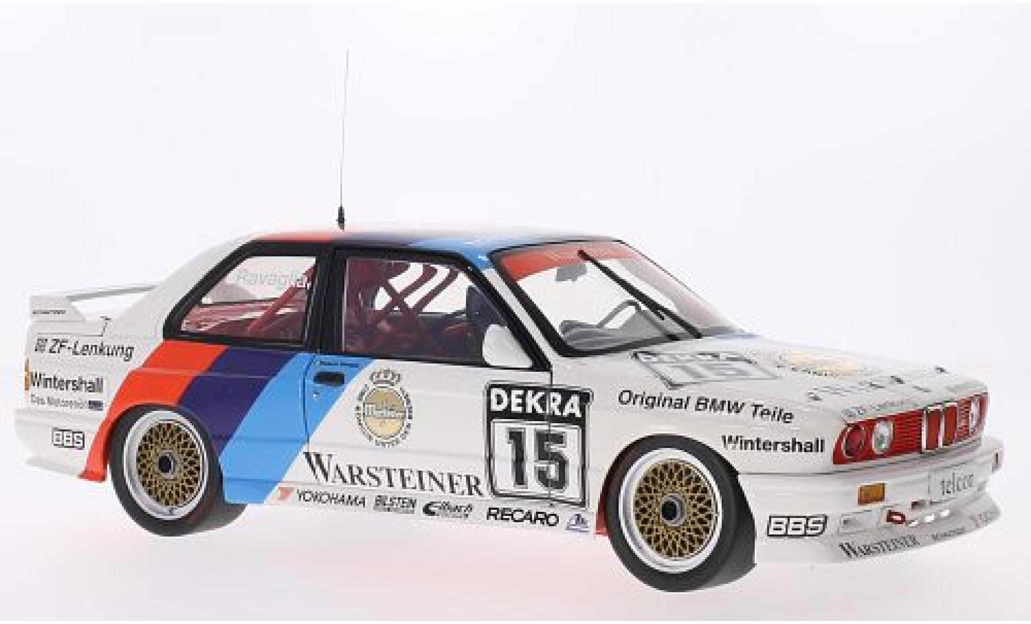 Bmw M3 1/18 Minichamps (E30) DTM No.15 Team Schnitzer Warsteiner DTM 1989 R.Ravaglia modelauto