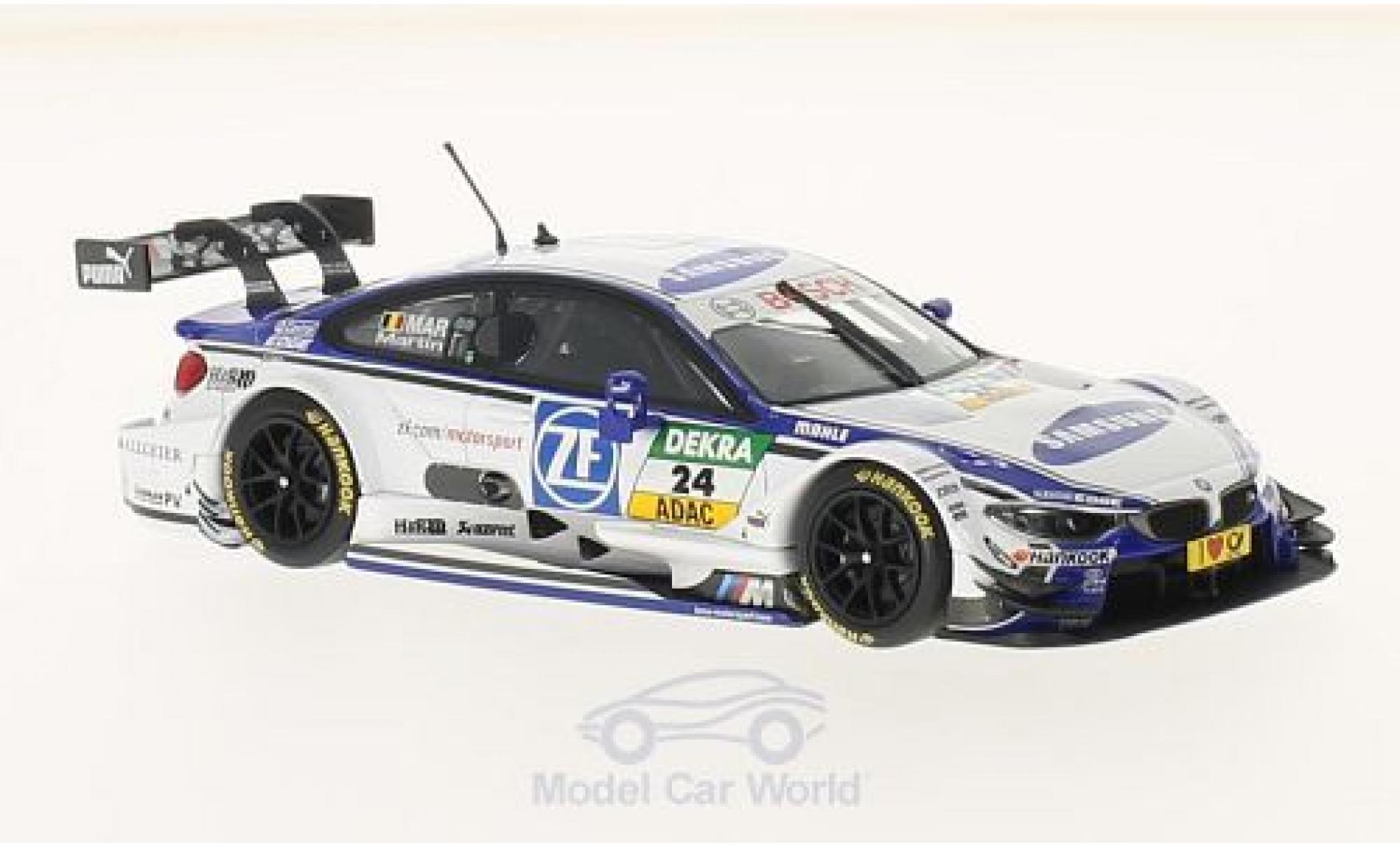 Bmw M4 1/43 Minichamps (F82) No.24 Team RMG Samsung DTM 2014 M.Martin modelauto